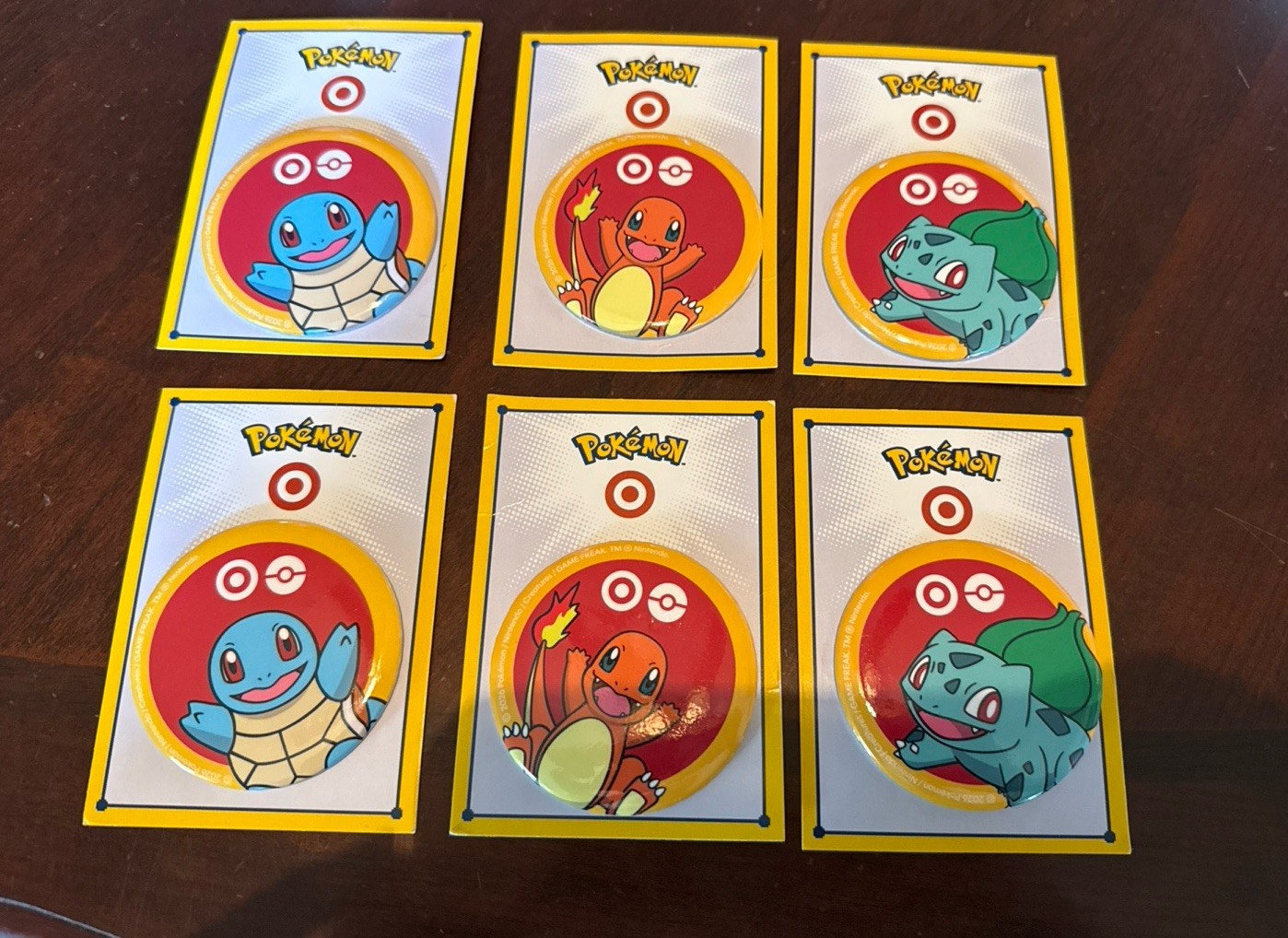 Target x Pokemon Limited Edition Pins Complete Set Of 3 x2 sets (6 in total)