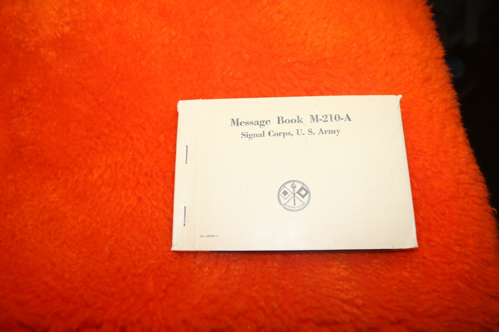 lot of (5) NOS Unissued WWII Signal Corps M-210 message book 1943 mint