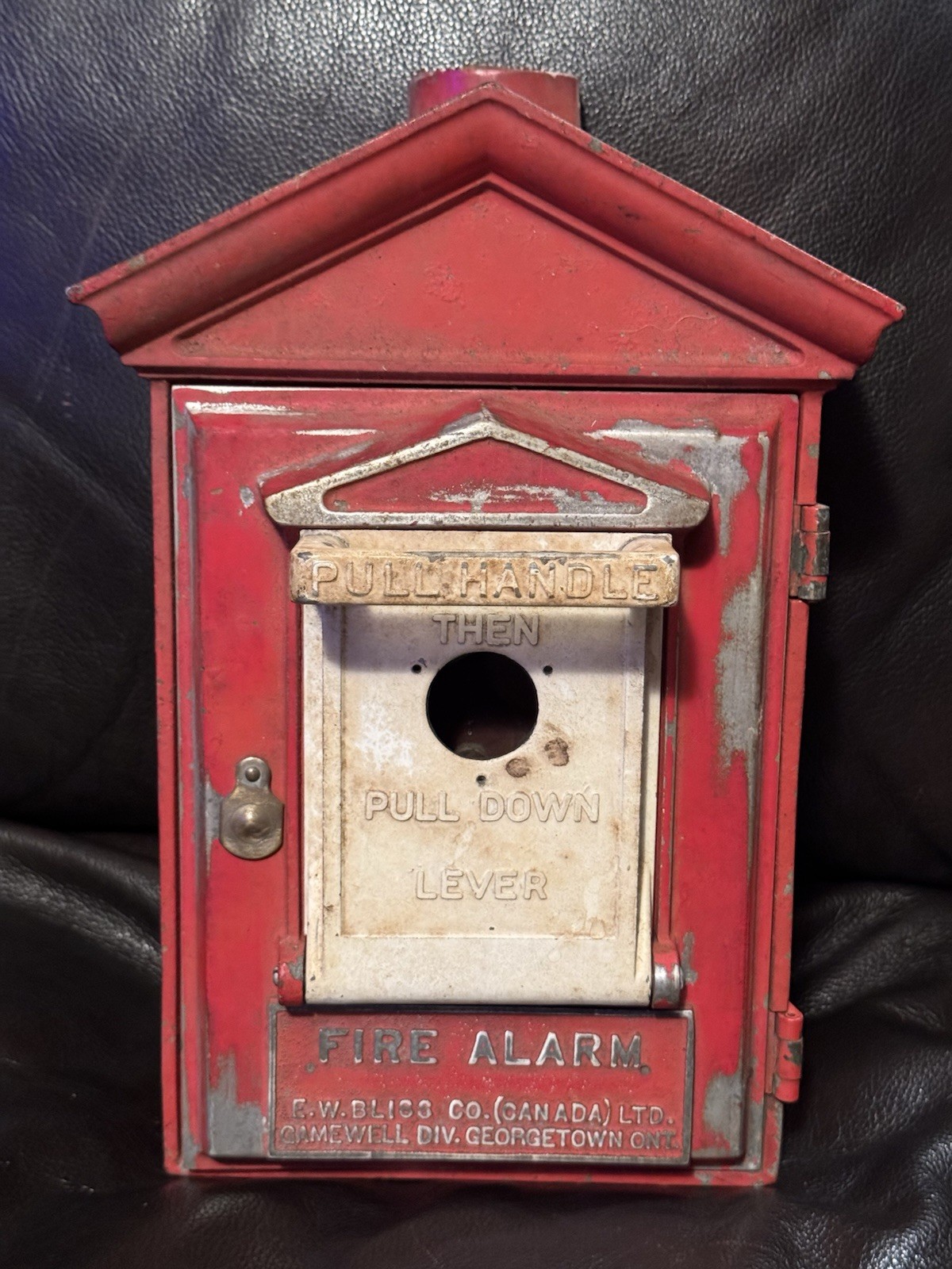 Vintage E.W. Bliss Co. Gamewell Fire Alarm Box - Nice Original - SHIPS FREE