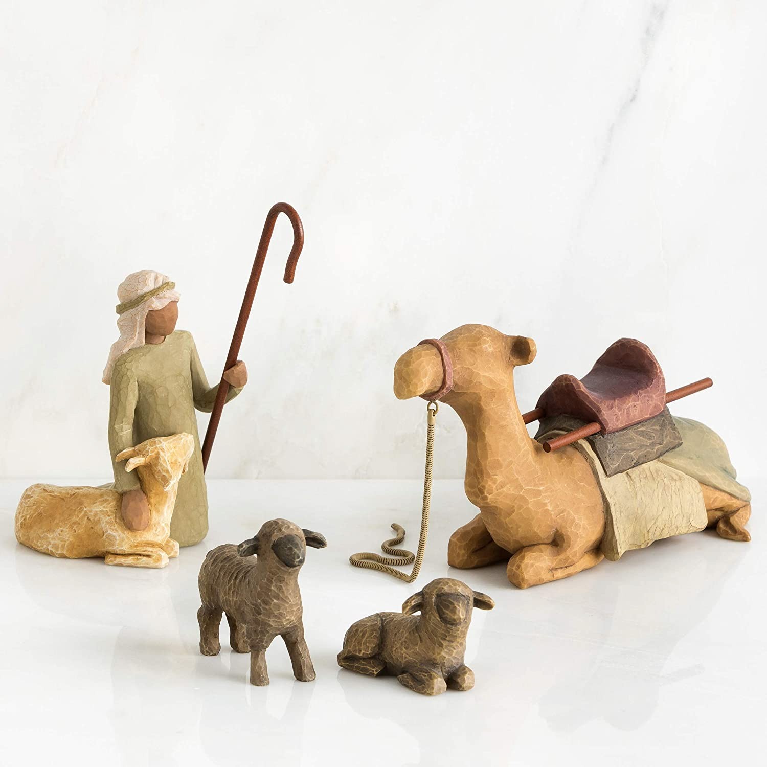 Willow Tree nativity figures Shepherd and Stable Animals_26105 Willow Tree nativity figures Shepherd and Stable Animals_26105