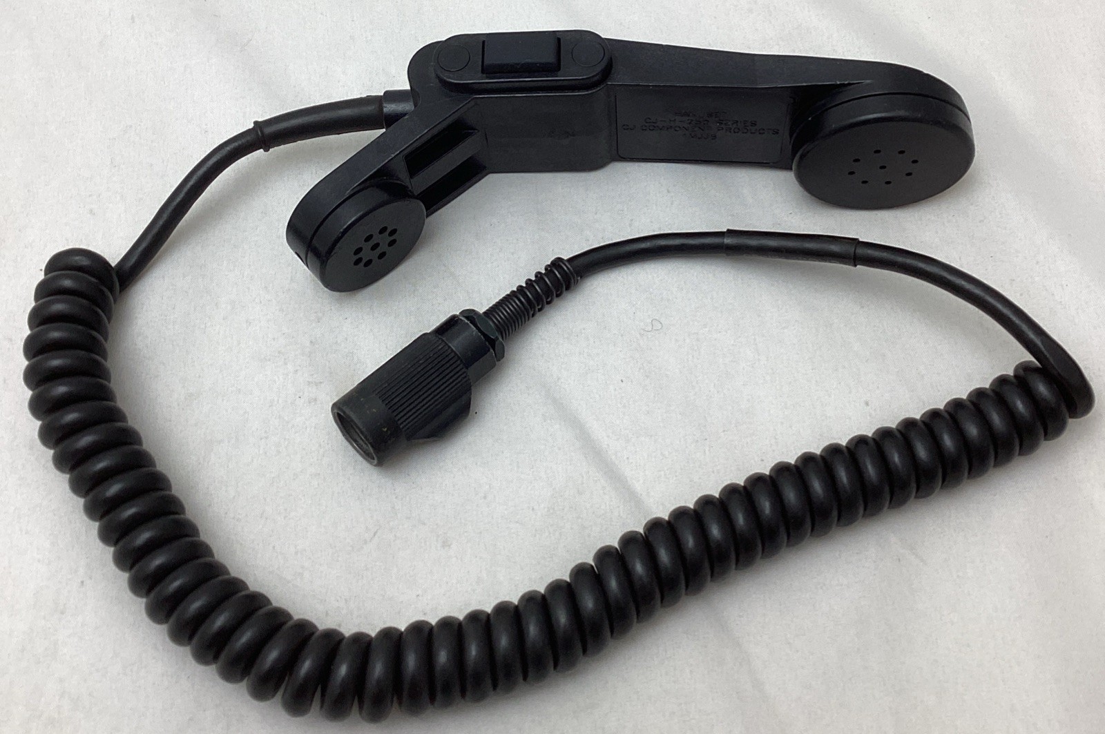 Military CJ Component CJ - H-250 Radio VRC PRC 5 Pin Field Radio Handset