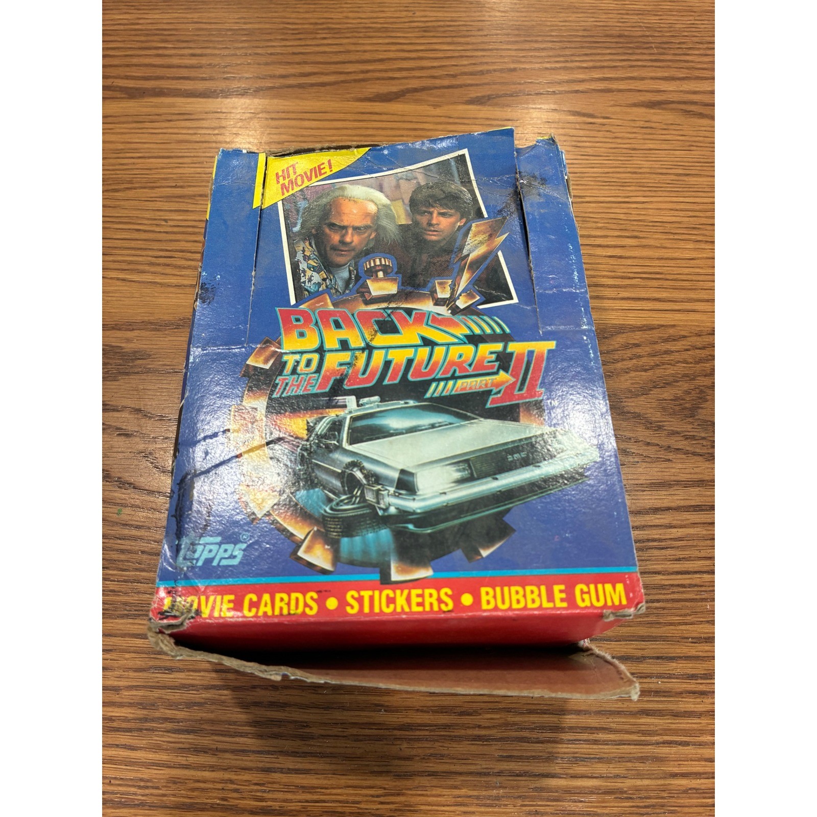 1989 Topps Back to the Future Part II Trading Cards & Original Display Box 1989 Topps Back to the Future Part II Trading Cards & Original Display Box
