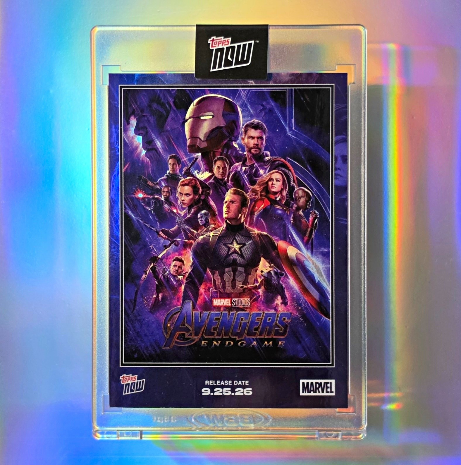 2026 Topps Now Marvel Avengers Endgame Encore EGSSP1 SUPER SHORT PRINT 
