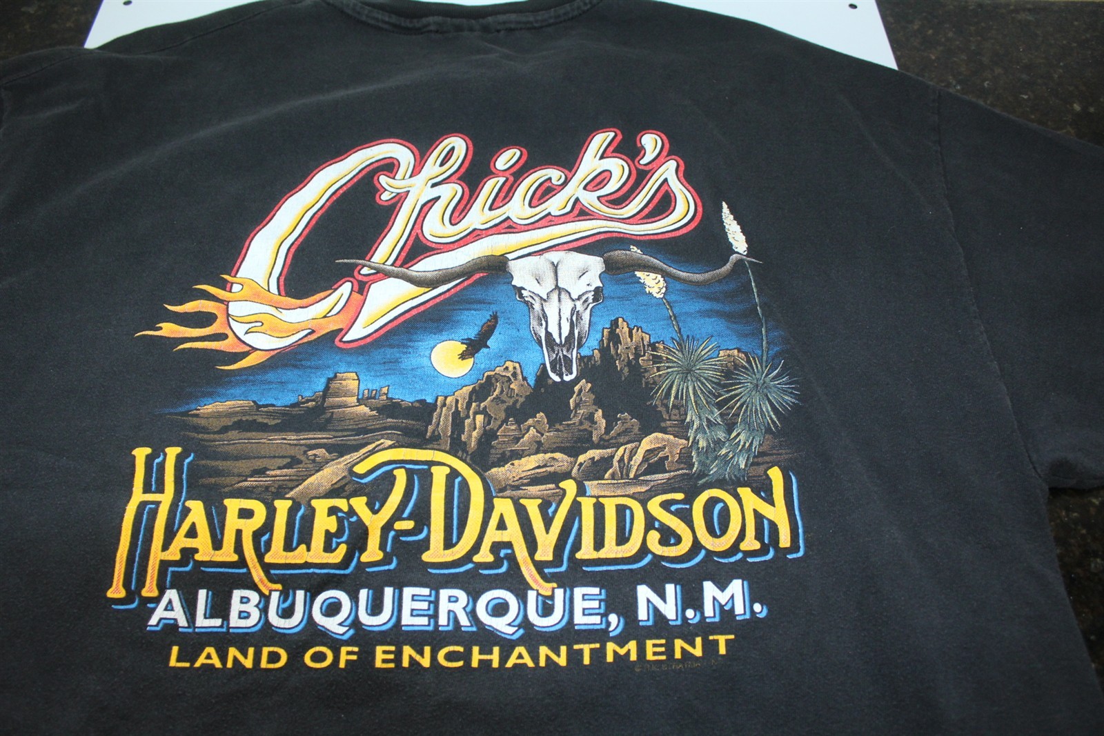 Vintage T-Shirt Licensed Harley-Davidson Motorcycles Chick's Harley N.M. SZ XXL