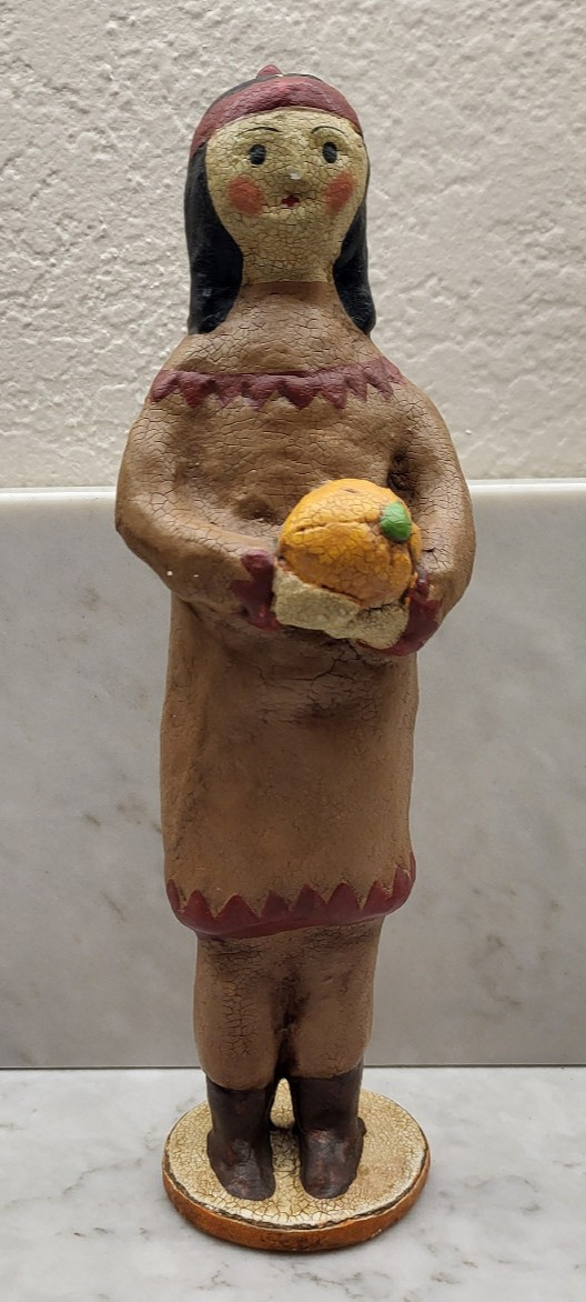 Nicol Sayre Retired Figure Thanksgiving Indian Boy Midwest 2004 Holiday