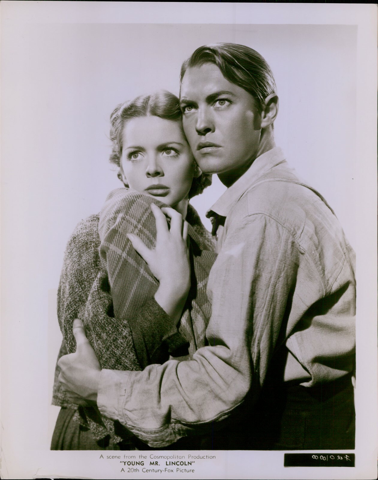 LG821 1939 Original Photo ARLEEN WHELAN RICHARD CROMWELL Young Mr Lincoln Film LG821 1939 Original Photo ARLEEN WHELAN RICHARD CROMWELL Young Mr Lincoln Film