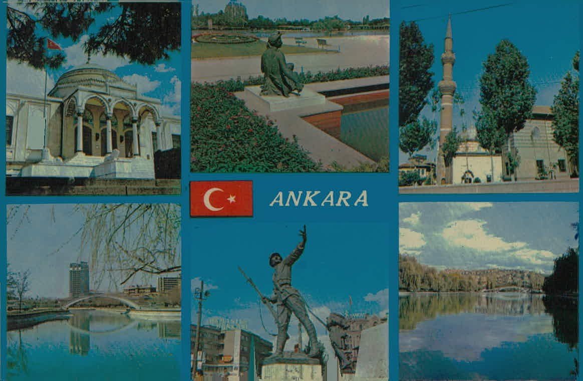 Vintage Multi-View Ankara Turkey Postcard Ticaret Kartpostallari Copfoto Vintage Multi-View Ankara Turkey Postcard Ticaret Kartpostallari Copfoto