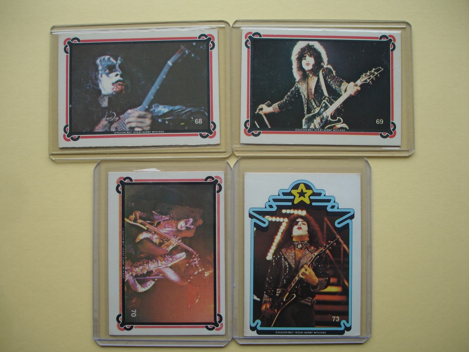 KISS 1978 Donruss Series #2 ~  PICK One Single Card   ~ 67 - 132~