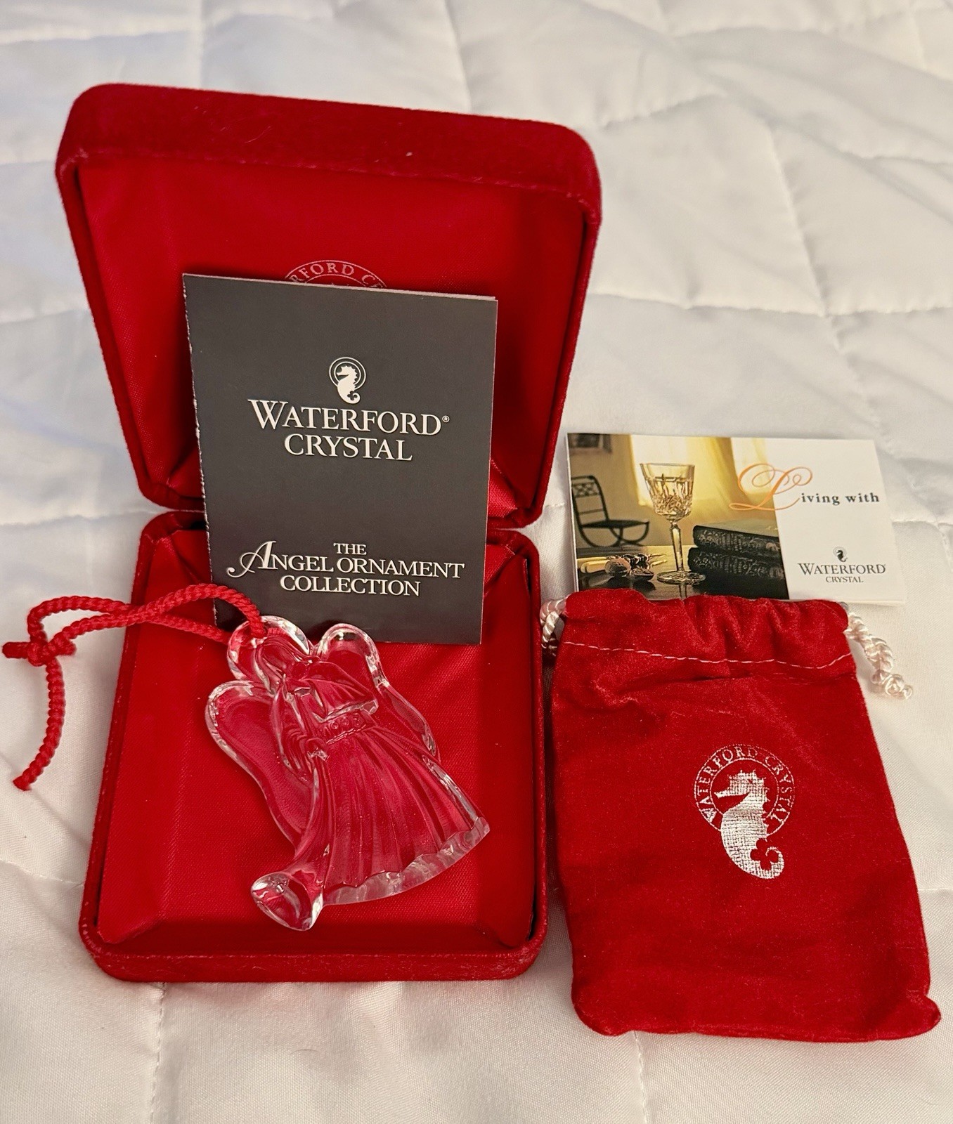Waterford Crystal THE ANGEL ORNAMENT COLLECTION 1998 4th Edition NEW