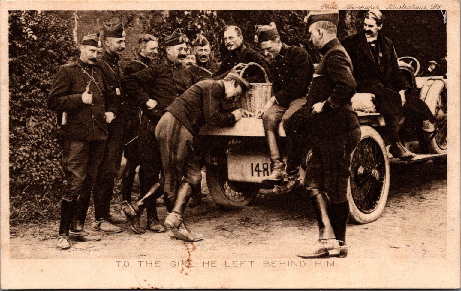 1914 WWI Belgian Officers \'Last Letter\' Tuck\'s Photogravure Postcard 1914 WWI Belgian Officers \'Last Letter\' Tuck\'s Photogravure Postcard