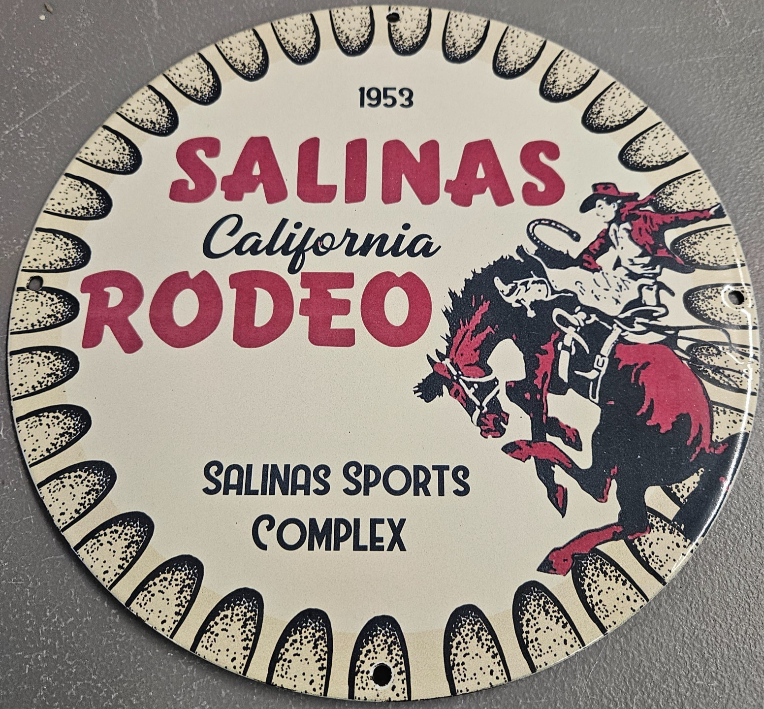 VINTAGE 1953 SALINAS CALIFORNIA RODEO 12