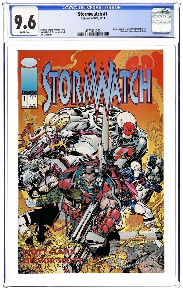 Stormwatch #1 - 1993 - CGC 9.6 - Jim Lee