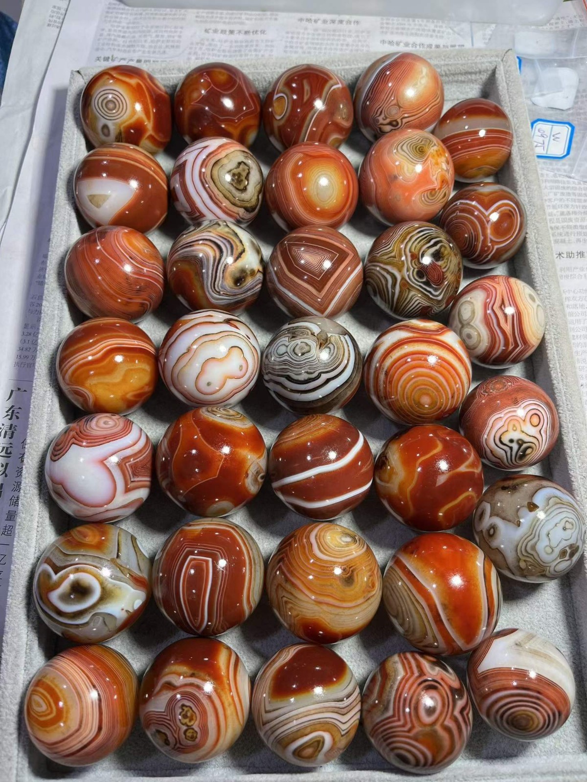 2.2LB Natural Sardonyx Quartz Crystal ball sphere Reiki Healing 40mm+