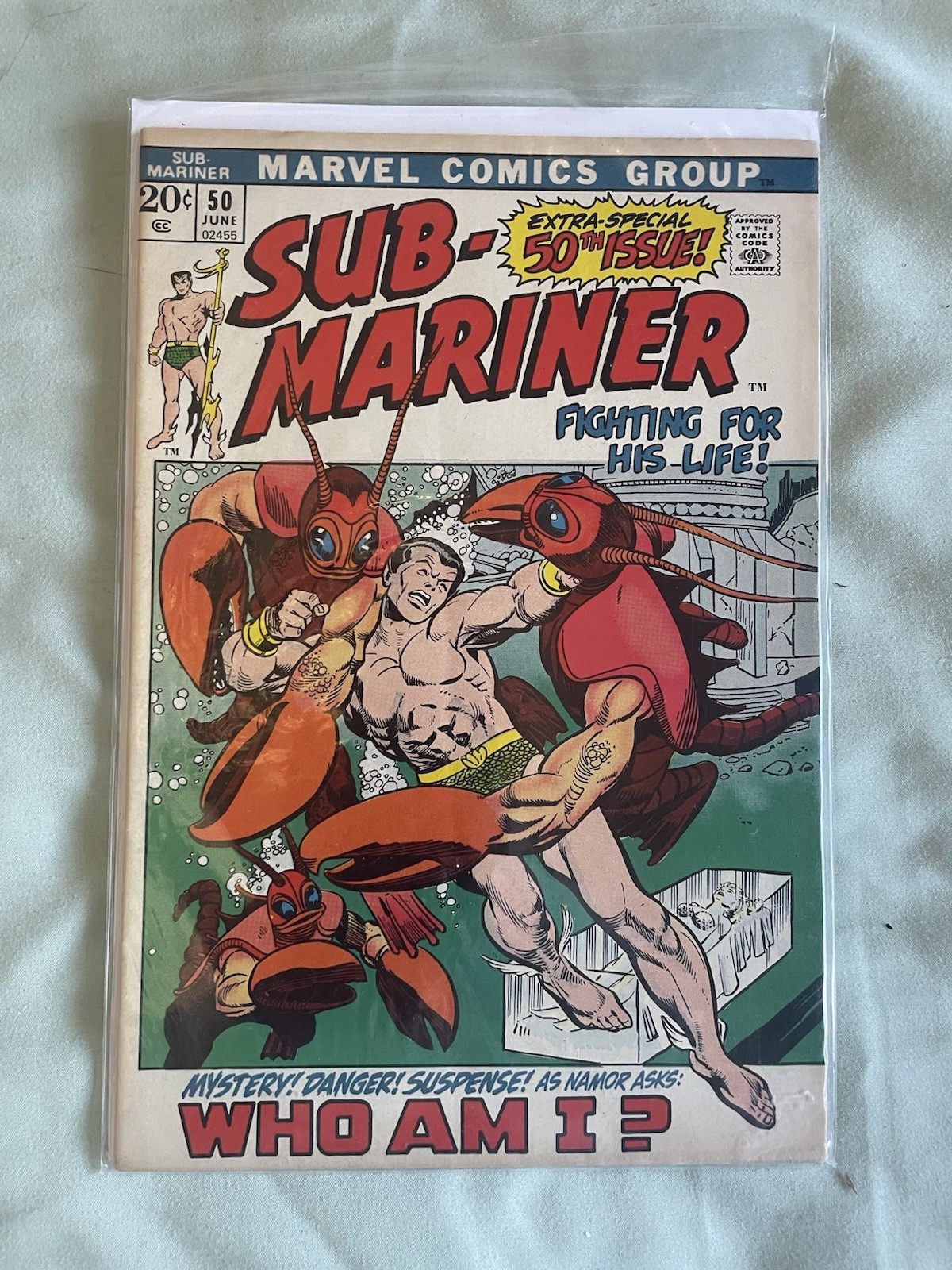 Sub-Mariner #50 Premiere Issue Published 1972 In Very Good Condition Sub-Mariner #50 Premiere Issue Published 1972 In Very Good Condition