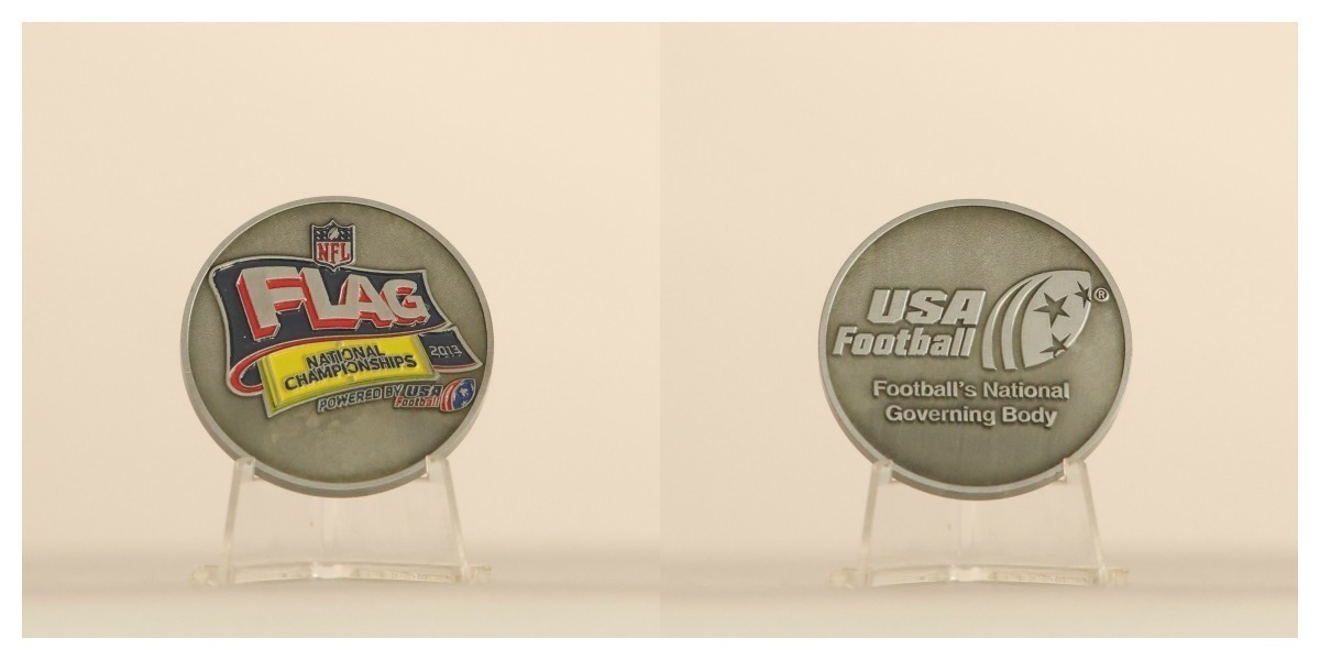 NFL Flag 2012 National Championships USA Challenge Coin  3#F