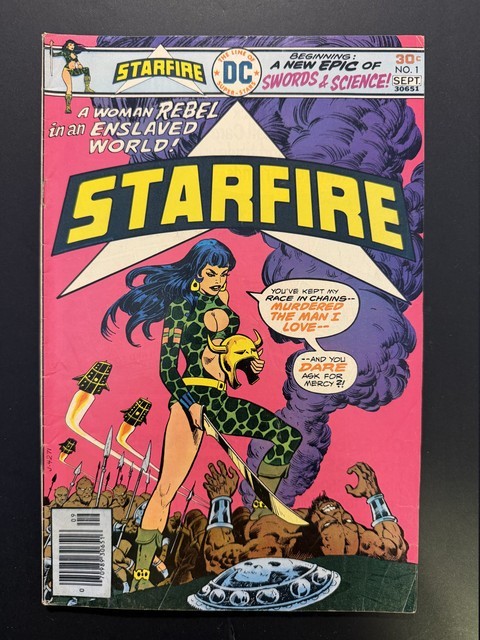 Starfire #1 1976 DC Key 1st App Starfire Vintage Bronze Age Comic | Mid Grade Starfire #1 1976 DC Key 1st App Starfire Vintage Bronze Age Comic | Mid Grade