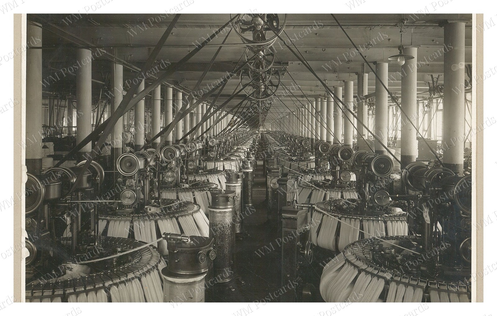 Lawrence Massachusetts 1921 Arlington Mills Combing Machines Standard Postcard