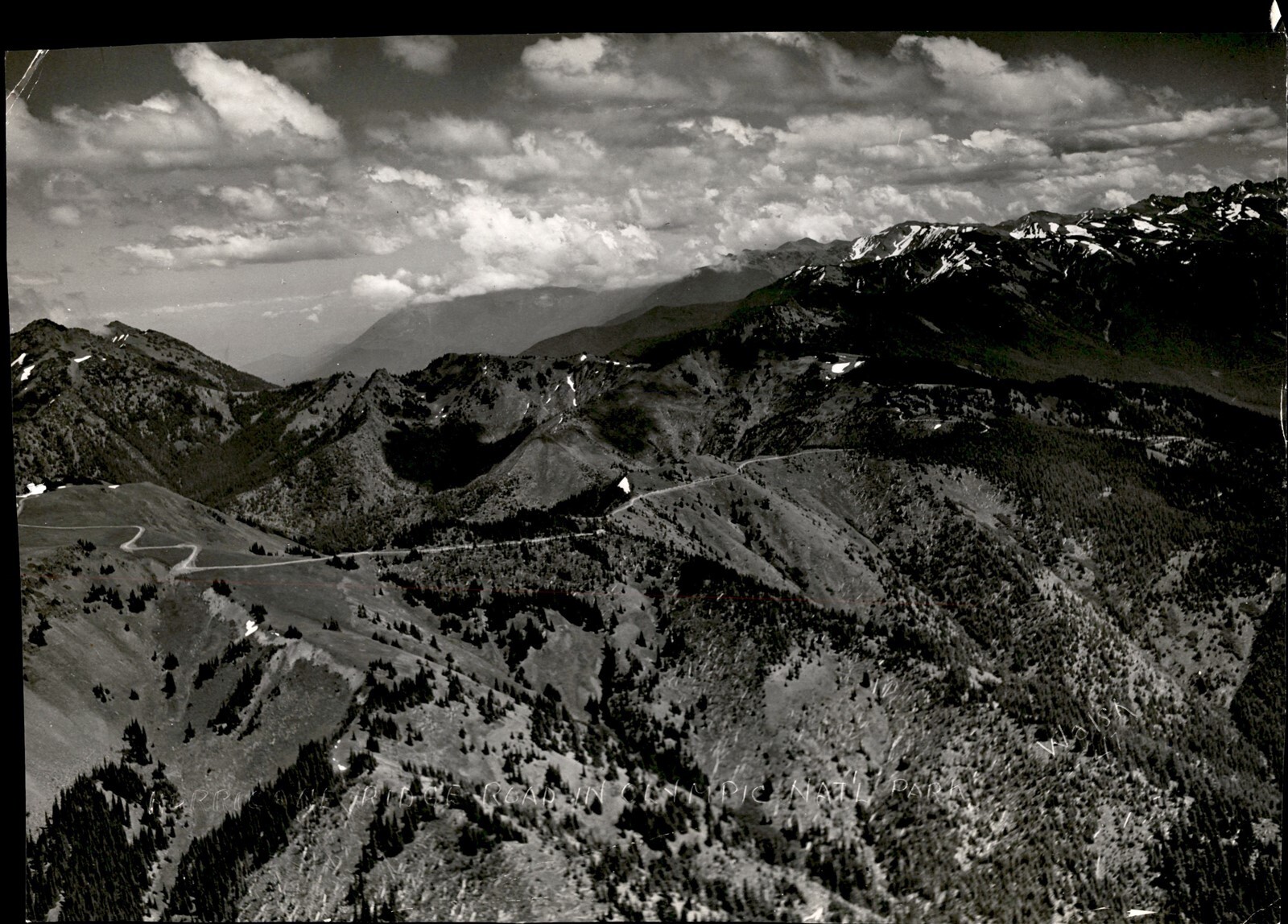 LG968 1947 Original Oversize Photo OLYMPIC MOUNTAINS HURRICANE RIDGE WASHINGTON LG968 1947 Original Oversize Photo OLYMPIC MOUNTAINS HURRICANE RIDGE WASHINGTON