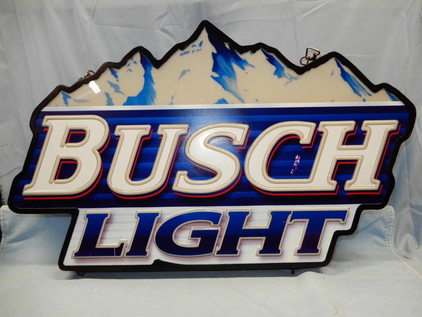 Busch Light Beer Sign Original Logo Display Sign for a Man Cave Sign Wall Mount