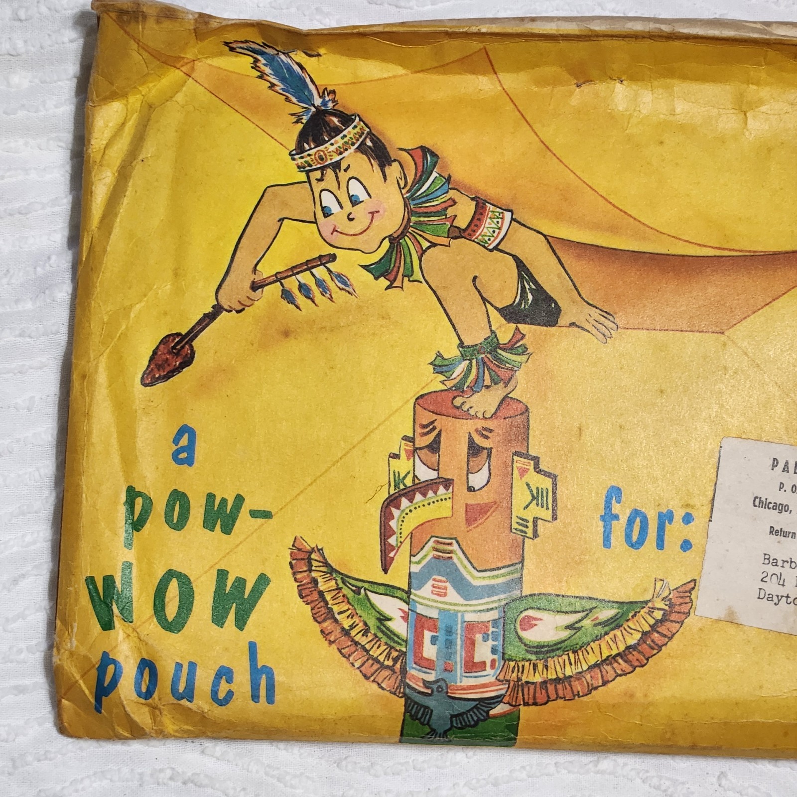 Vintage 1963 Quaker Oats Cereal Premium Indian Crafts Costumes Pow-Wow Pouchouts Vintage 1963 Quaker Oats Cereal Premium Indian Crafts Costumes Pow-Wow Pouchouts