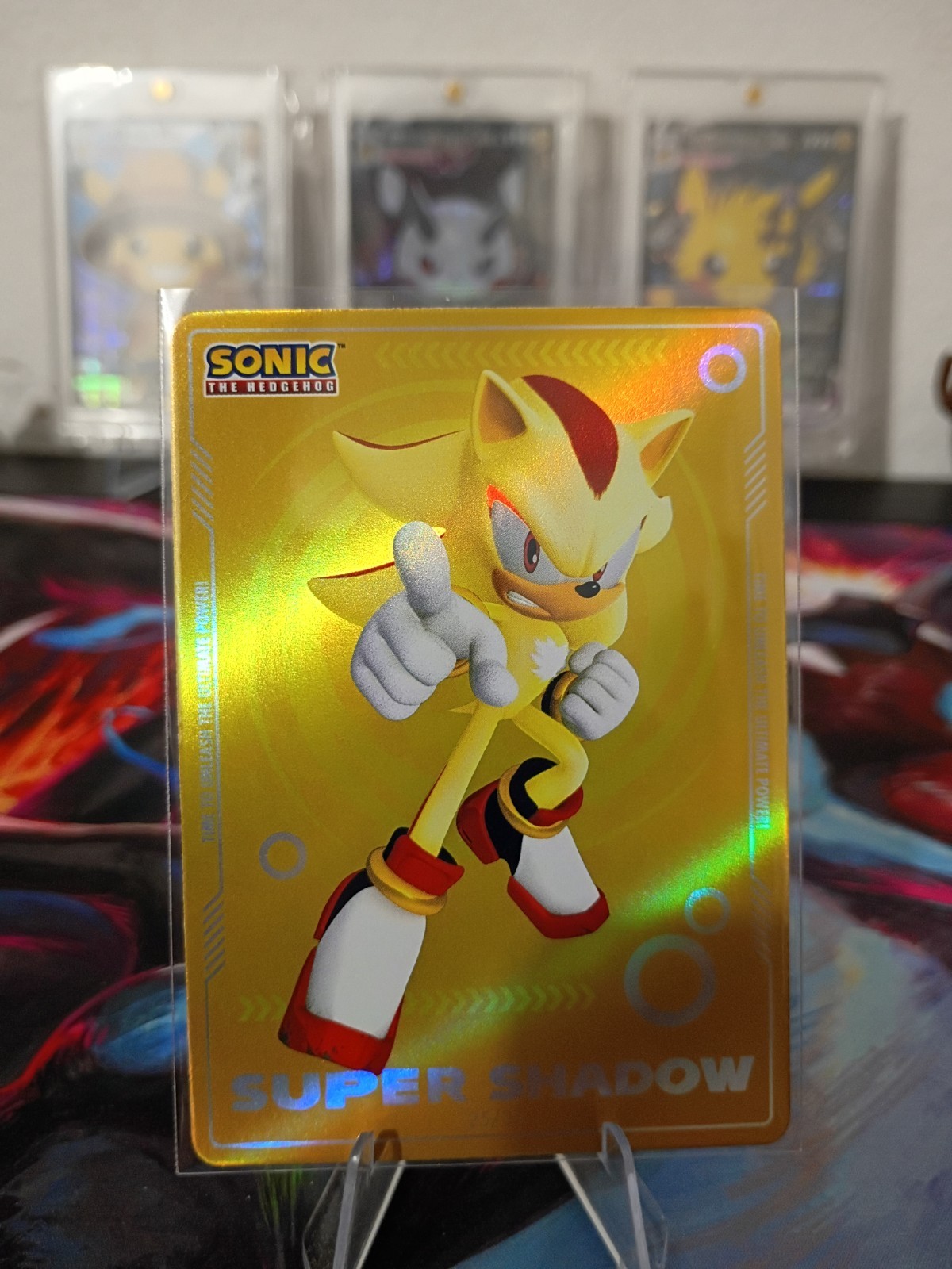 Wendy\'s Sonic the Hedgehog 35th Anniversary Super Shadow Hologram #25/35 Wendy\'s Sonic the Hedgehog 35th Anniversary Super Shadow Hologram #25/35