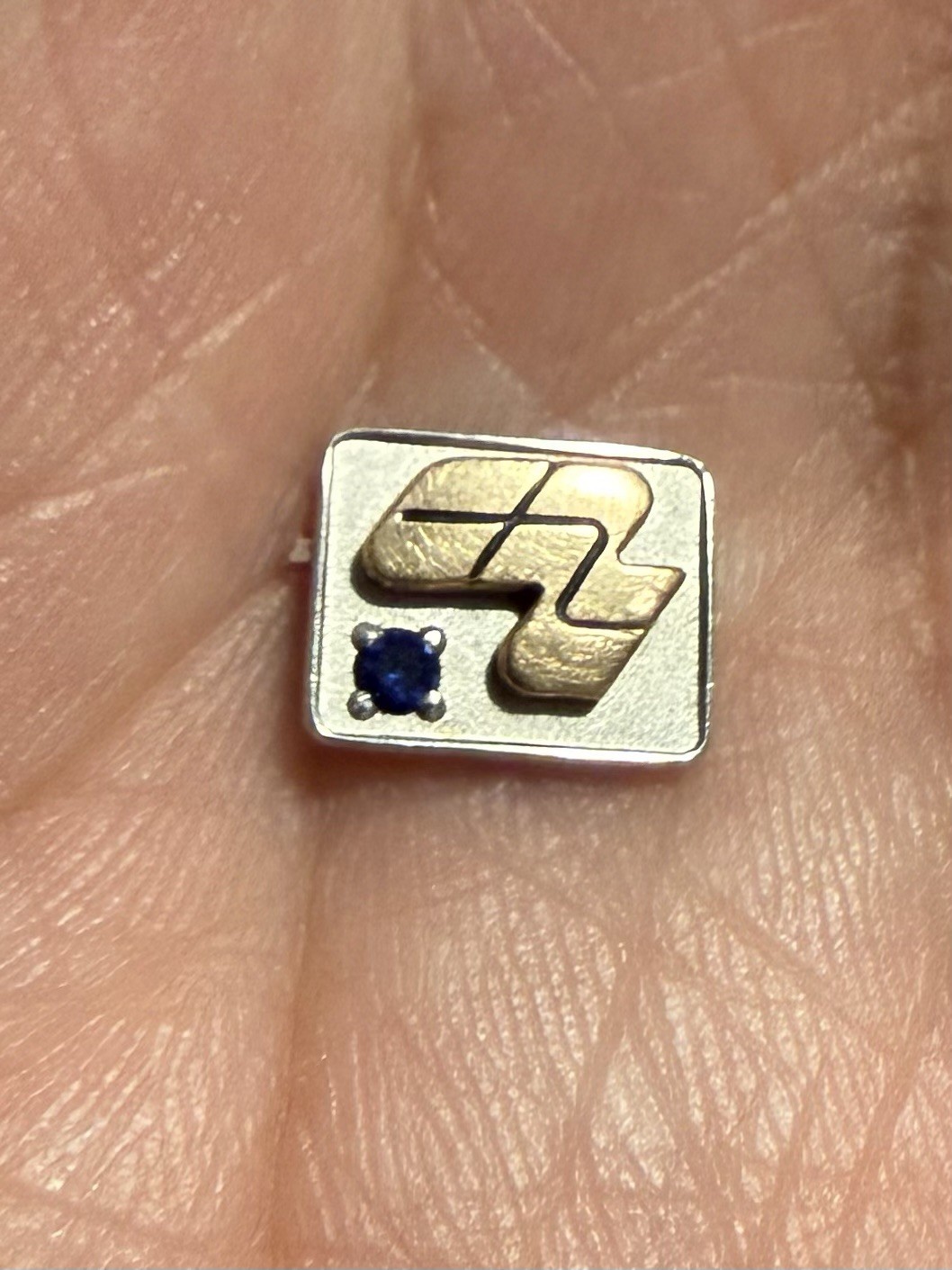 Vintage Crown Zellerbach 10K Gold 10Year Employee Service Pin O.C. Tanner cTo