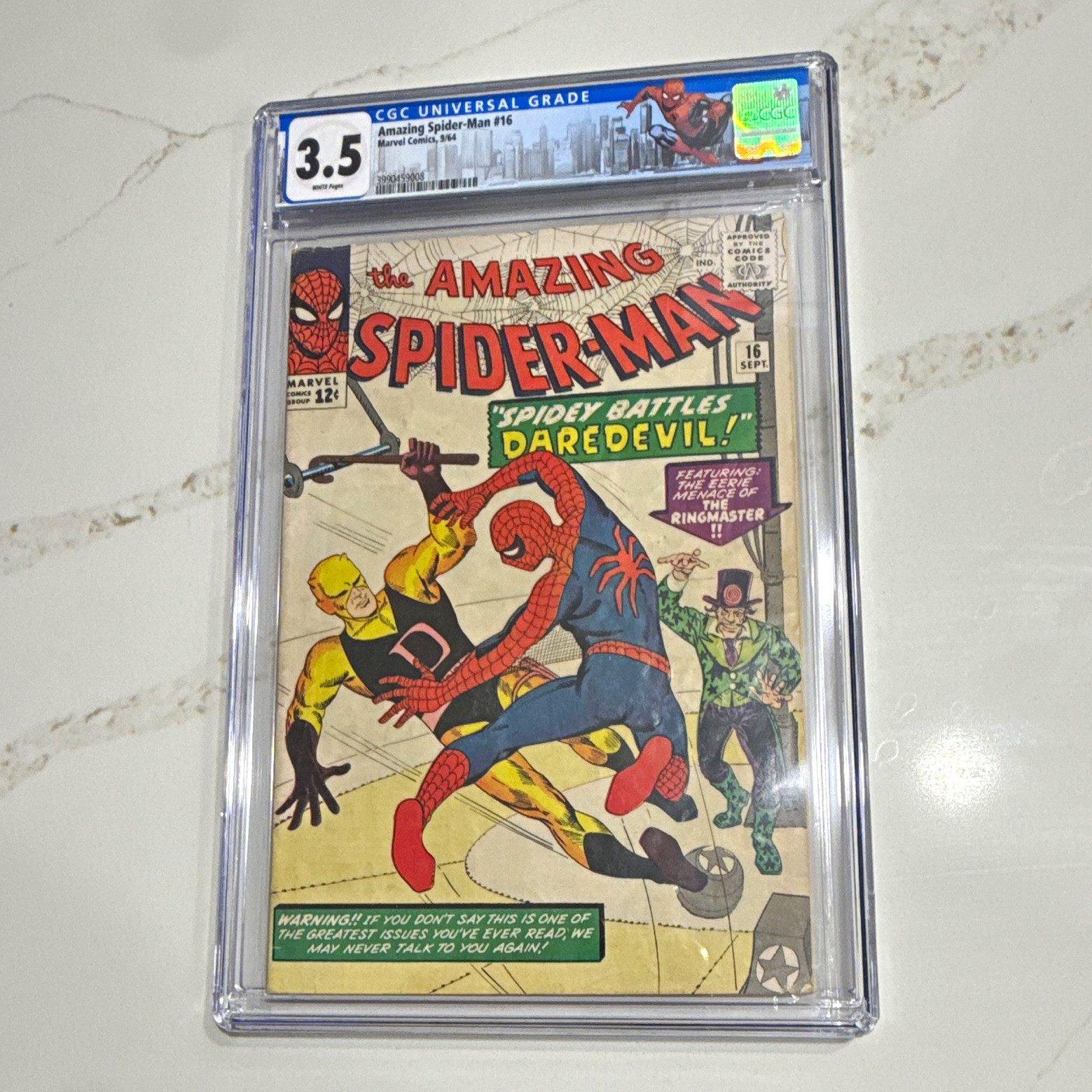 CGC 3.5 The Amazing Spider-Man #16 (1964) Marvel Comics Spider-Man Daredevil