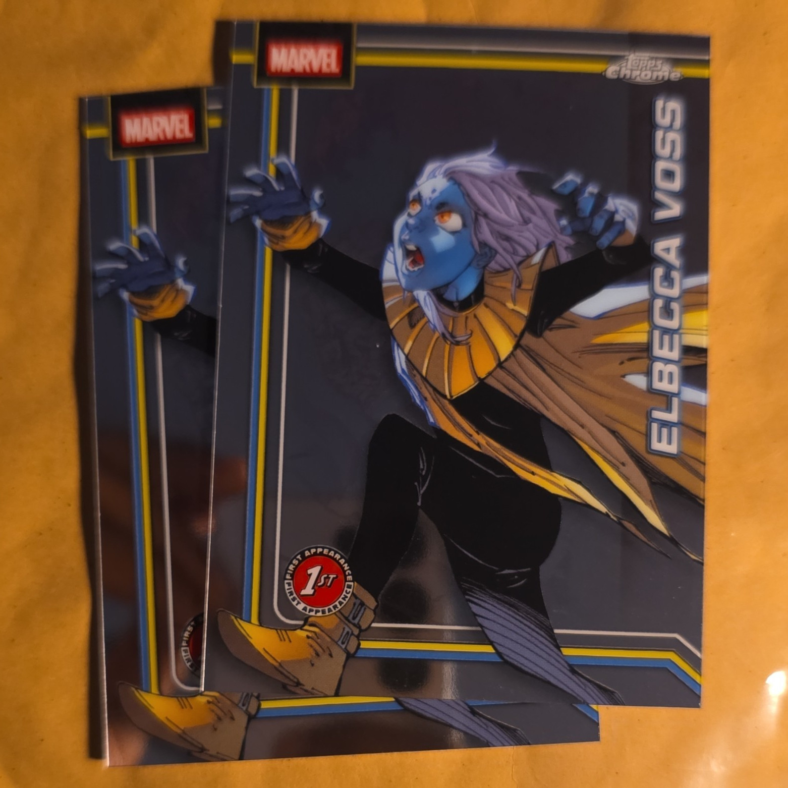 Topps 2024 Topps Chrome Marvel Elsa Bloodstone 1st Appear Becca Voss Lot 2