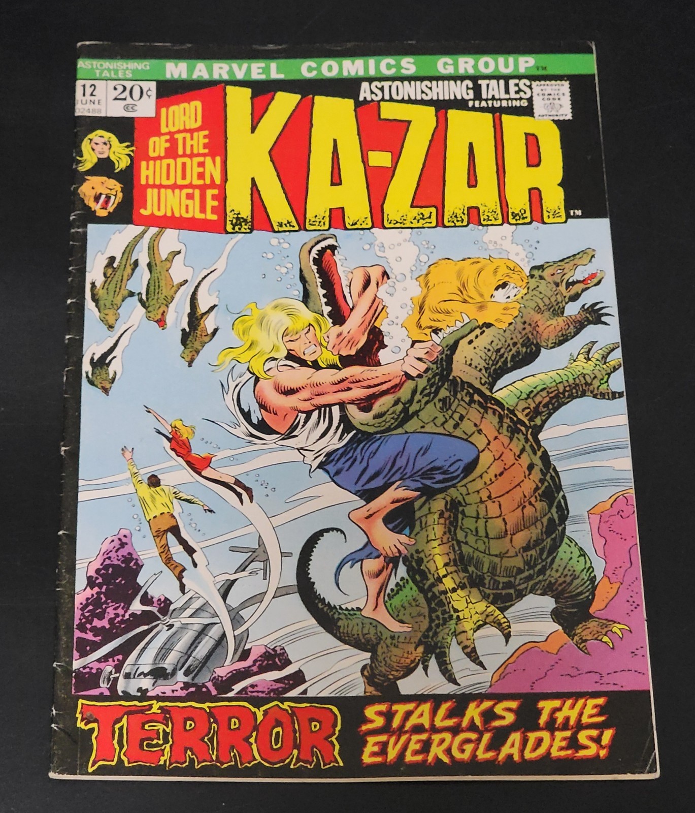 Astonishing Tales (1970) #12 Ka-Zar Lord Of The Hidden Jungle Man-Thing App FN