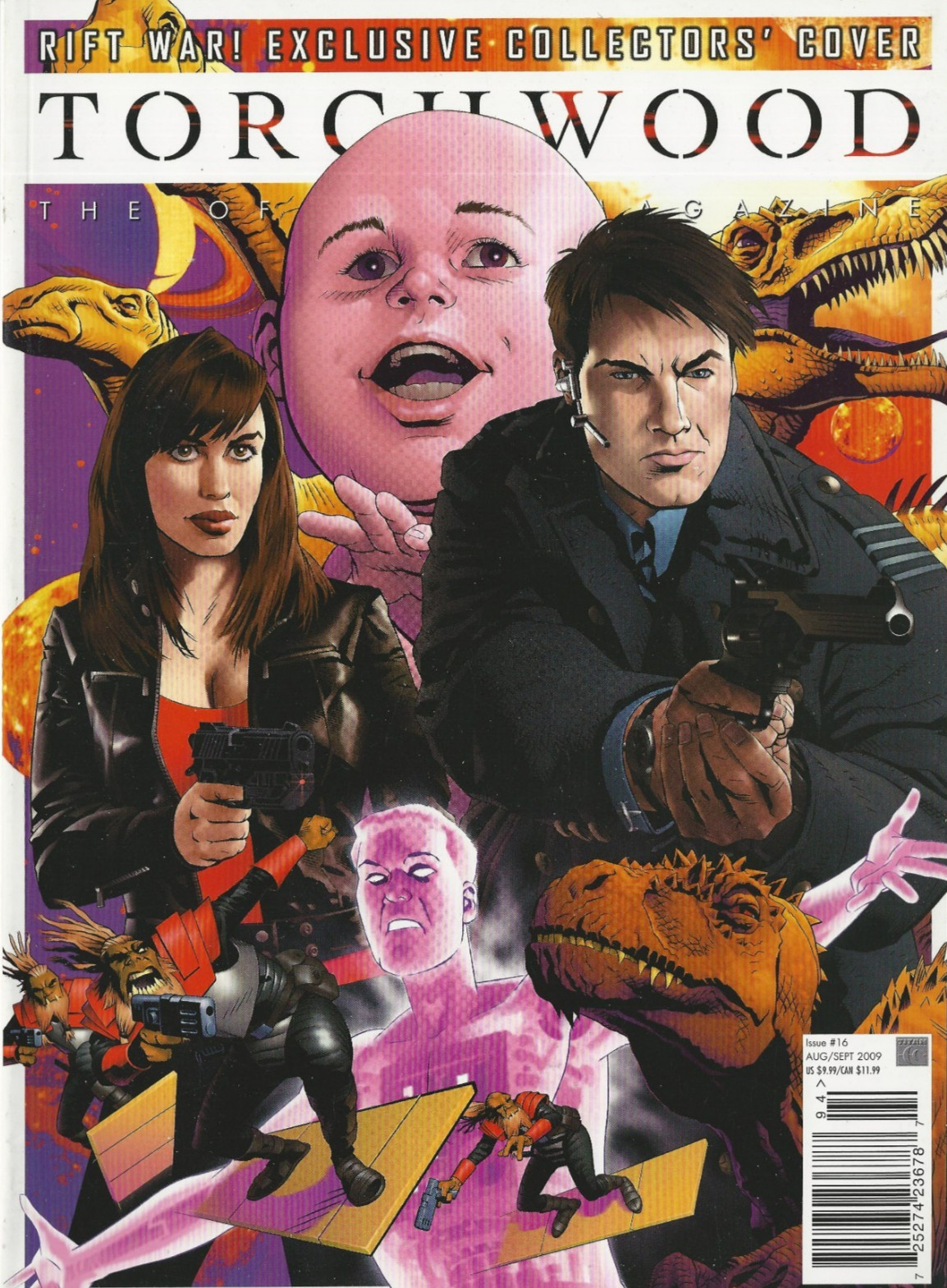 TORCHWOOD Magazine 16 Collector's Cover John Barrowman Doctor Who NEW NM