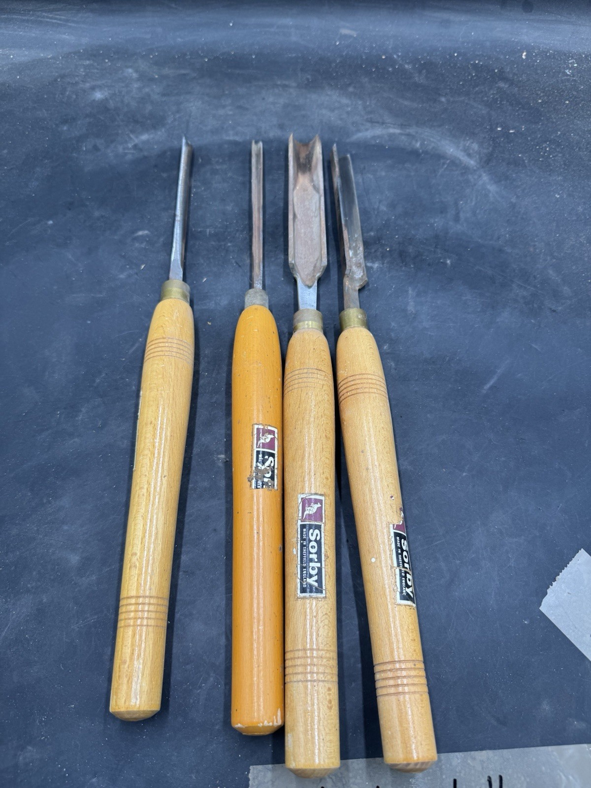 Vintage Robert Sorby  Wood Turning Lathe Tool Lot Sheffield England