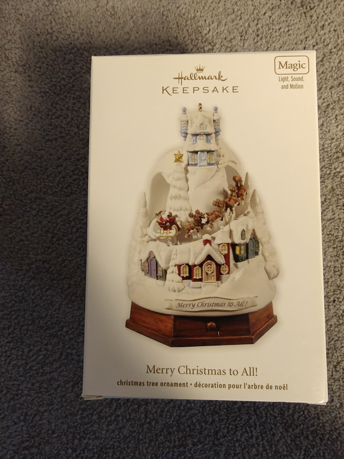 Hallmark Keepsake 2012 Merry Christmas To All Magic Hallmark Keepsake 2012 Merry Christmas To All Magic