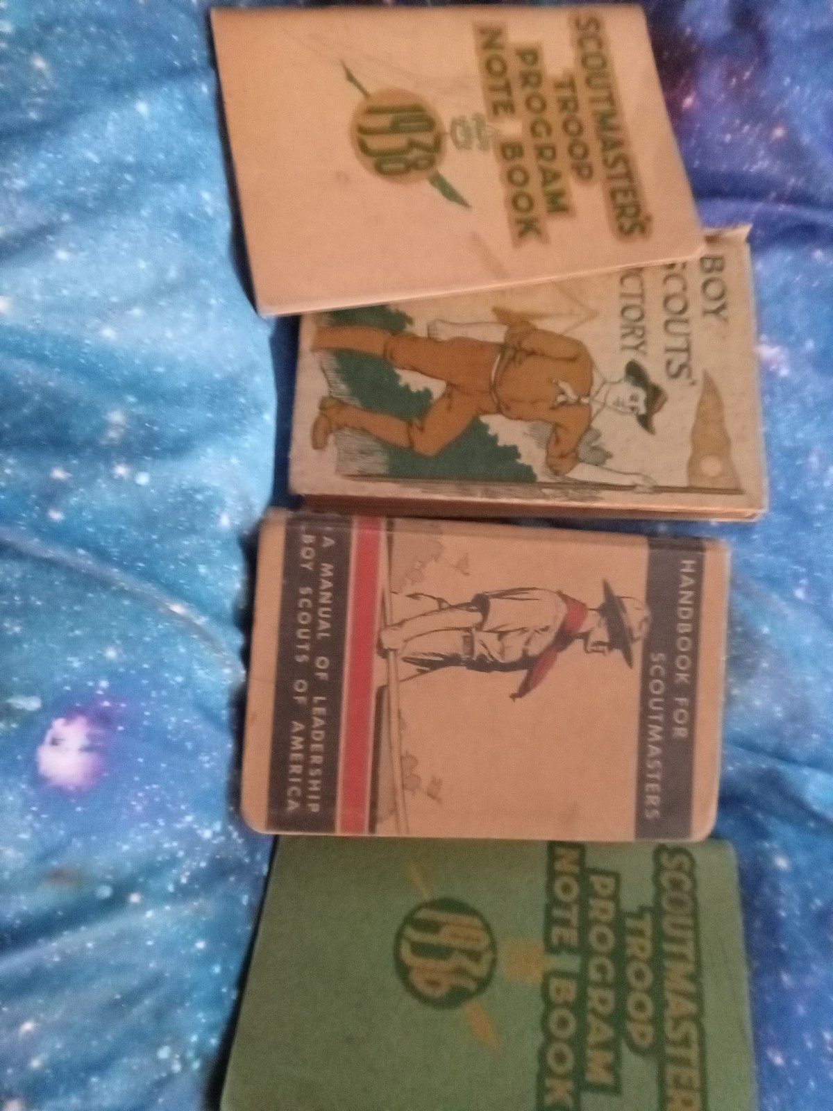 Handbook for Scoutmasters 1945 Vintage Hardcover Boyscouts Lot