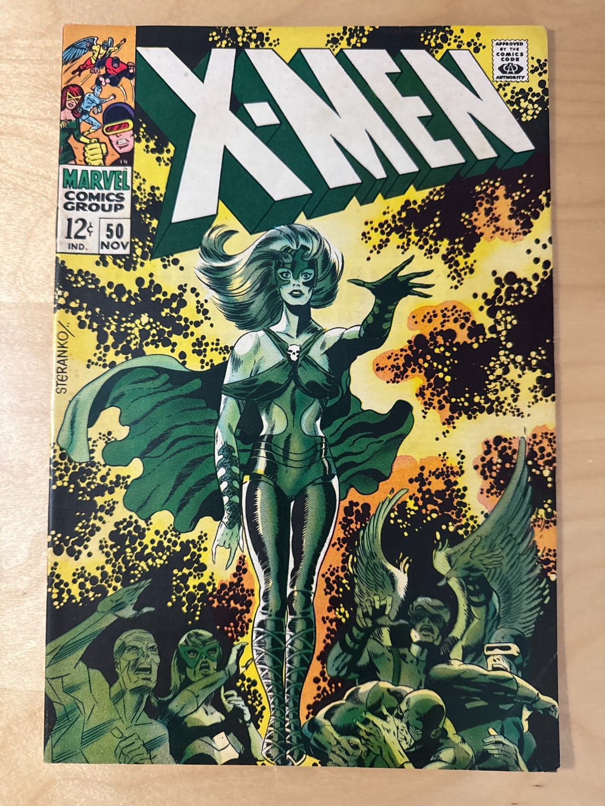 X-Men (1963) #50 1968 Marvel Silver Age Comic Book X-Men (1963) #50 1968 Marvel Silver Age Comic Book