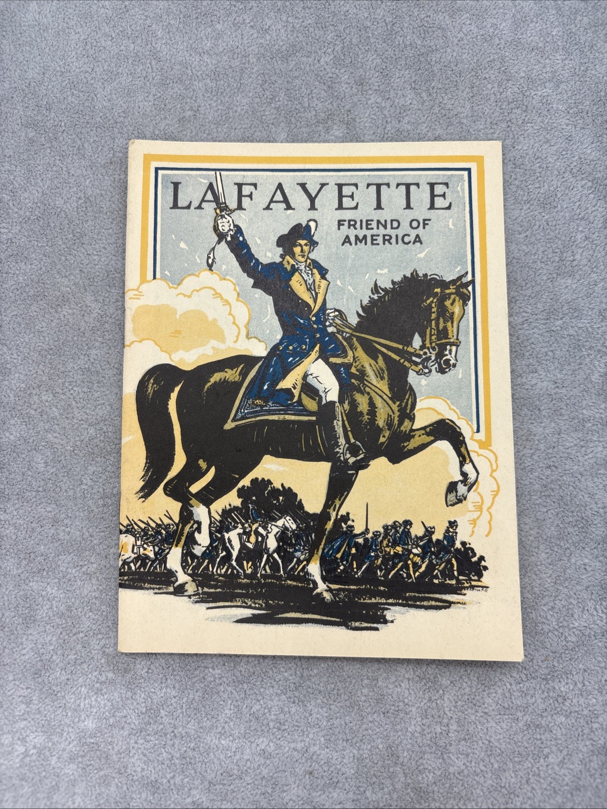 1928 La Fayette Friend Of America -  John Hancock Insurance Co. Booklet/ Nice