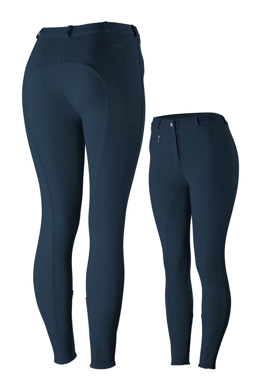 HORZE Women Riding Breeches Silicone Grip Peacoat Blue EU42 US30 HORZE Women Riding Breeches Silicone Grip Peacoat Blue EU42 US30