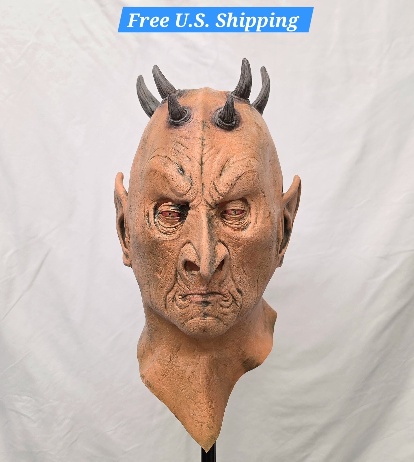 \'Keeper of The Crypt Mask\' DISTORTIONS UNLIMITED 2004 Vtg Halloween \'Keeper of The Crypt Mask\' DISTORTIONS UNLIMITED 2004 Vtg Halloween