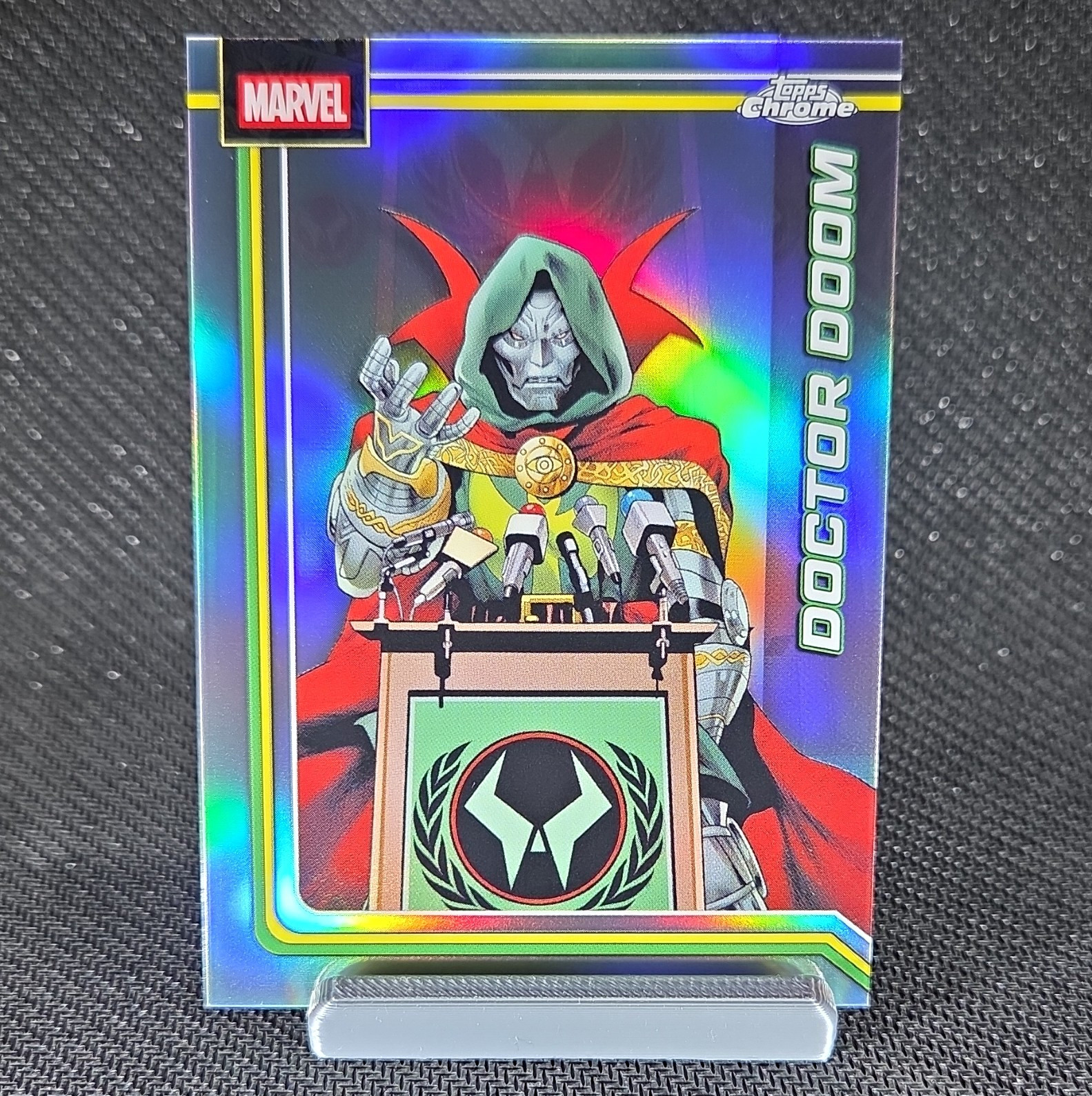 2026 Topps Chrome Marvel Doctor Doom #028 Refractor Fantastic Four
