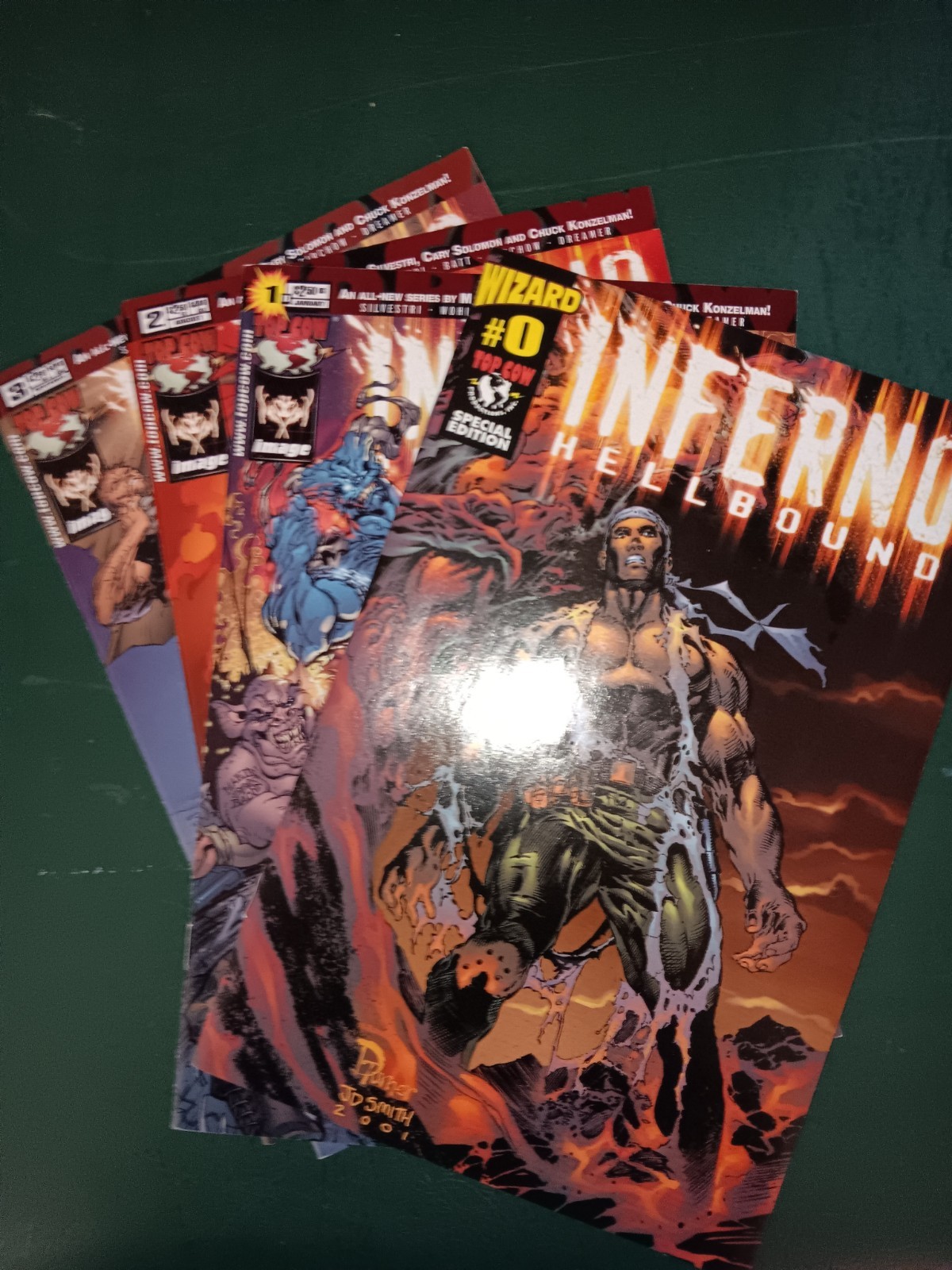 Inferno Hellbound Image Comics Top Cow  #0 - #3 Set/Lot 2002 