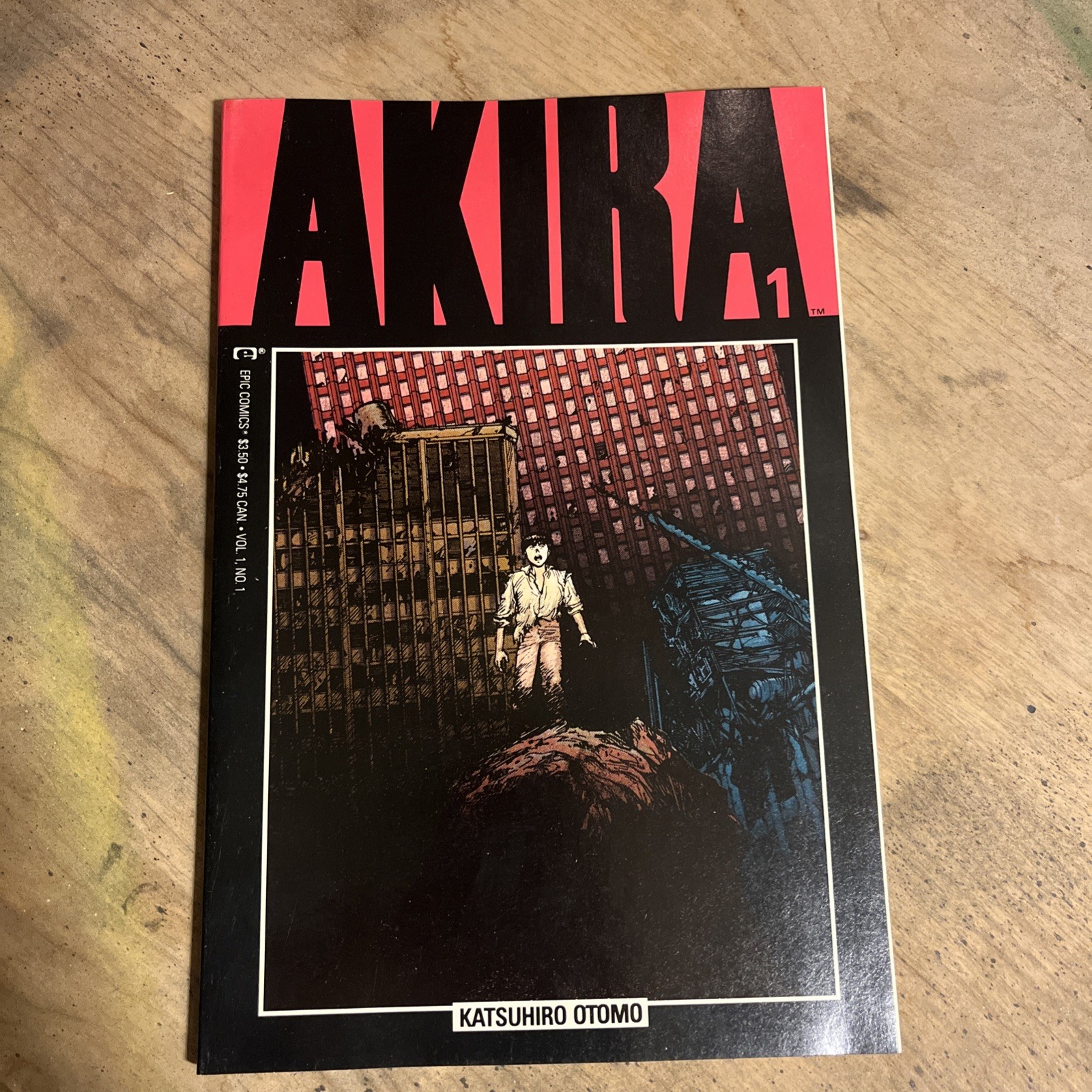 Akira Comic Book Series Epic Comics First Issue #1 1988 Akira Comic Book Series Epic Comics First Issue #1 1988