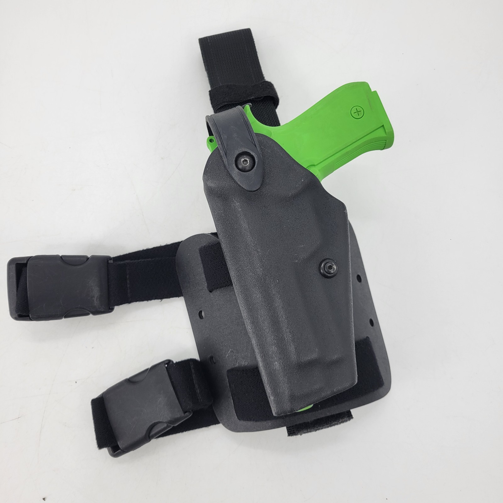 OLDGEN Safariland 6004-73 SLS Tactical Holster LH Leg Shroud Black Beretta 92 M9
