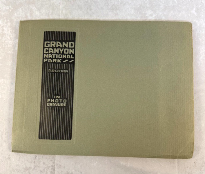 Grand Canyon National Park Arizona Photo Gravure El Tovar Studio Vintage +Sleeve Grand Canyon National Park Arizona Photo Gravure El Tovar Studio Vintage +Sleeve