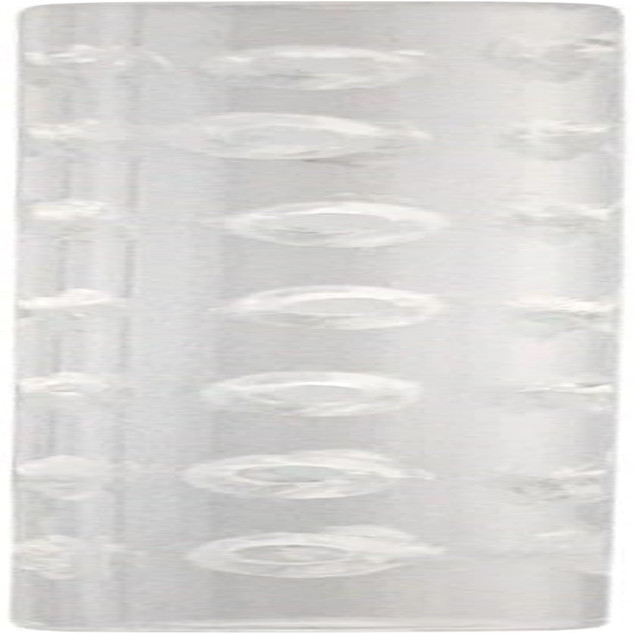 Hollow Quartz Pillar with Holes (Single) | 6X28Mm with 4Mm Hollow Center and Fla