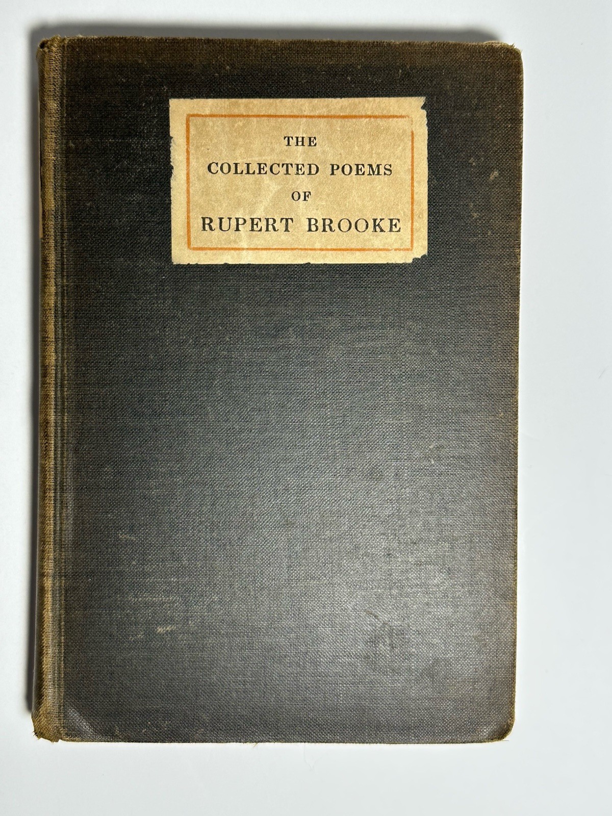 Antique Book Collected Poems of Rupert Brooke Published 1915 Antique Book Collected Poems of Rupert Brooke Published 1915