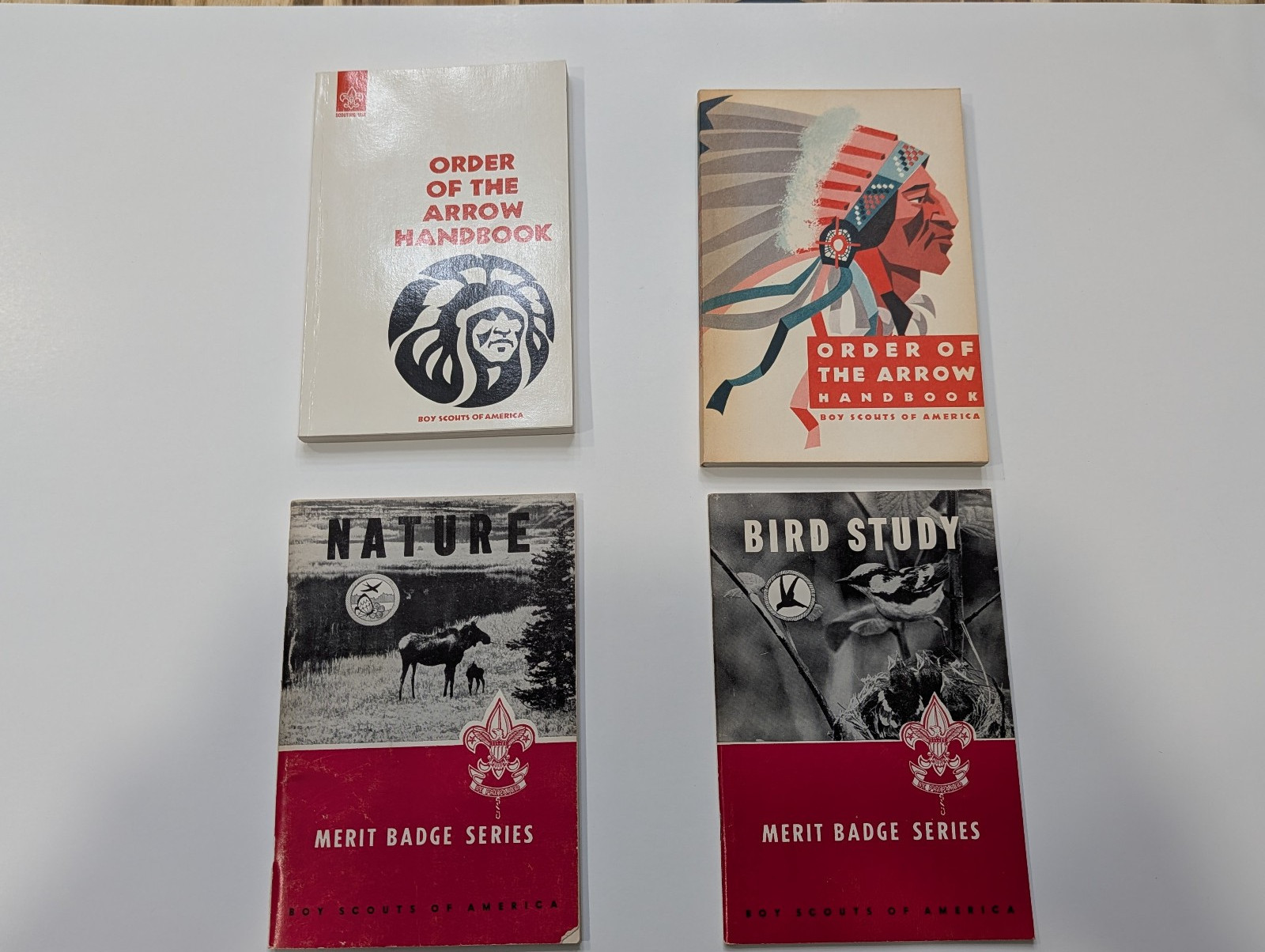 Vintage Boy Scout Merit Badge Pamphlets + Order of the Arrow Handbooks Lot