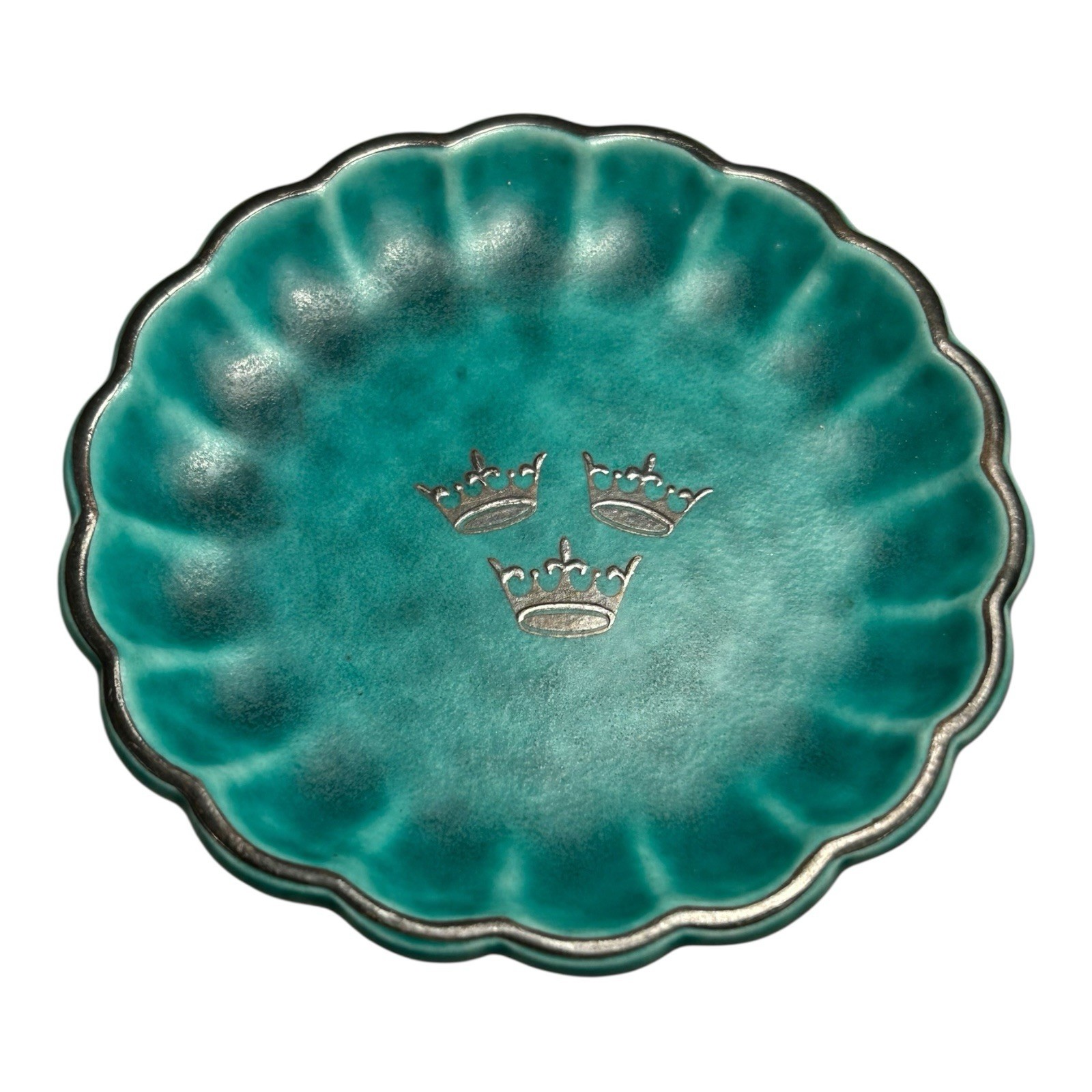 Vintage Gustavsberg Argenta Pottery Dish - Swedish American Line Vintage Gustavsberg Argenta Pottery Dish - Swedish American Line