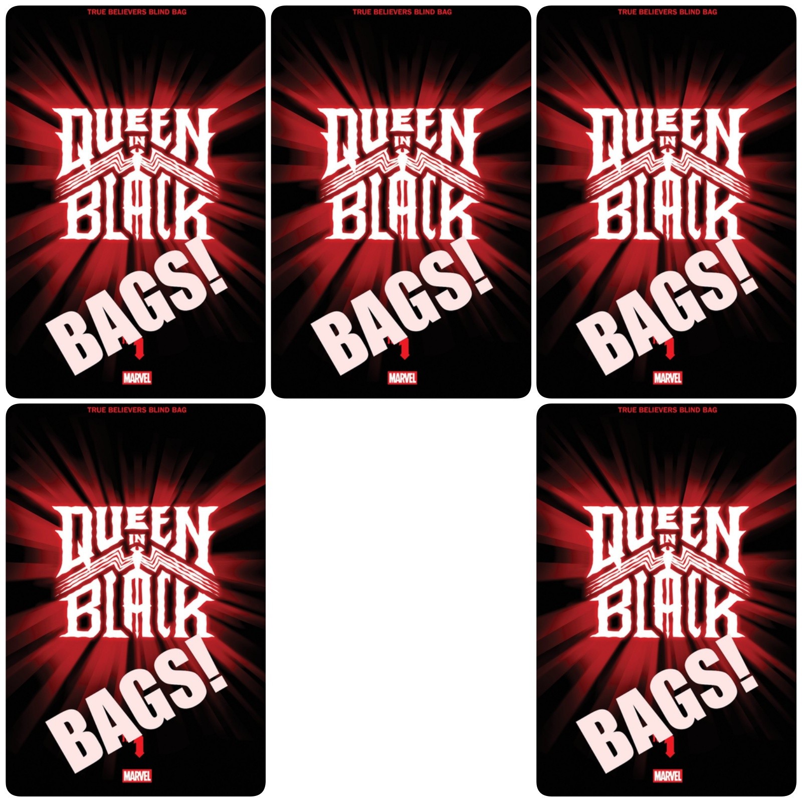 5x Queen In Black #1 (Blind Bags) PRESALE 07/29 👉Exclusives Only
