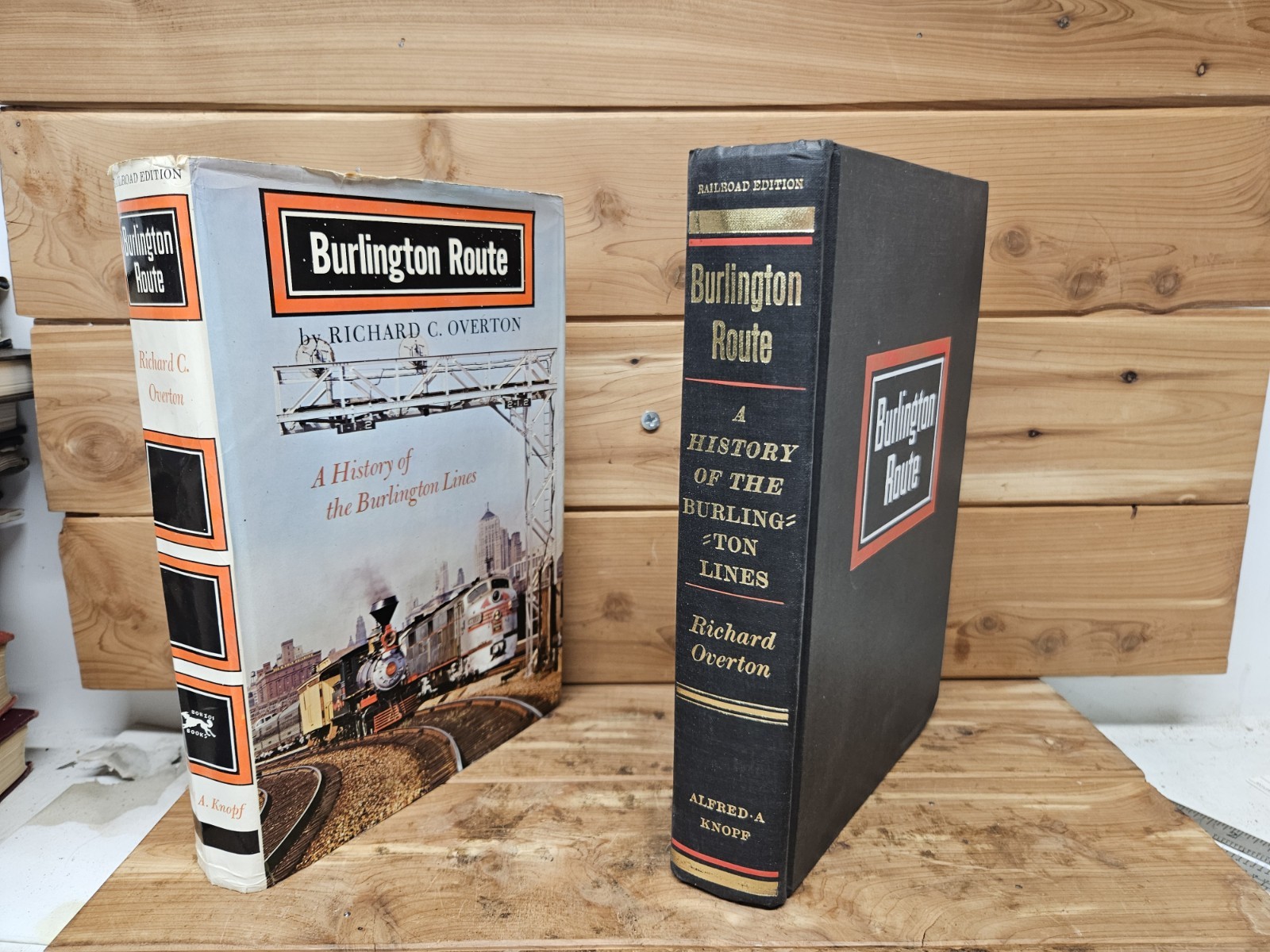 Burlington Route A History of the Burlington Lines by Overton 1965 First Edition Burlington Route A History of the Burlington Lines by Overton 1965 First Edition