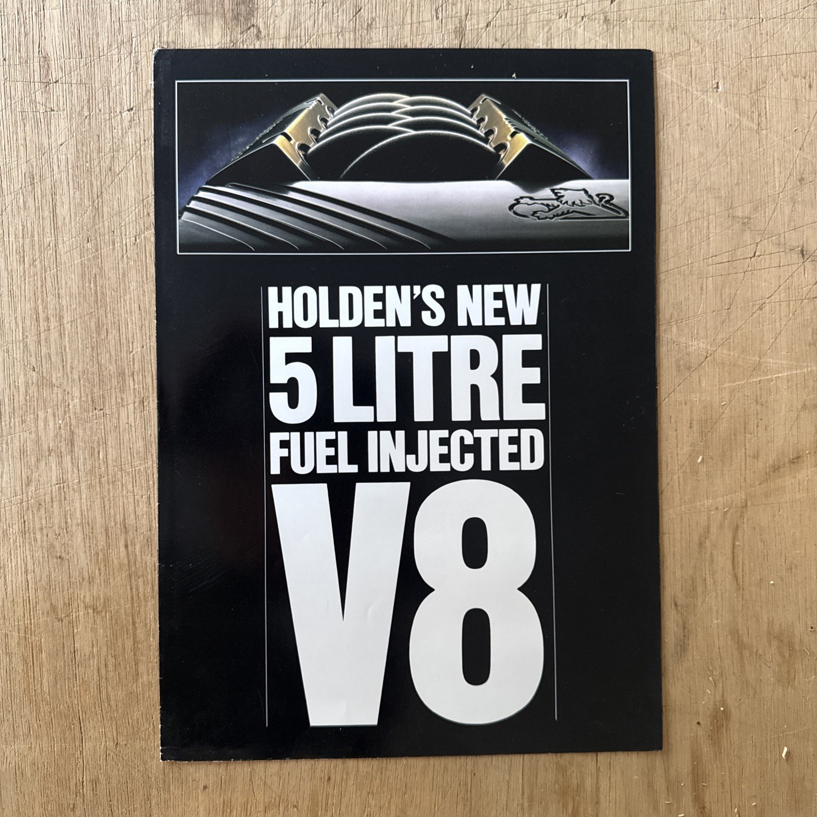 New Original 1989 Holden 5 Litre Fuel Injected V8 Sales Brochure 6 Page VN SS New Original 1989 Holden 5 Litre Fuel Injected V8 Sales Brochure 6 Page VN SS