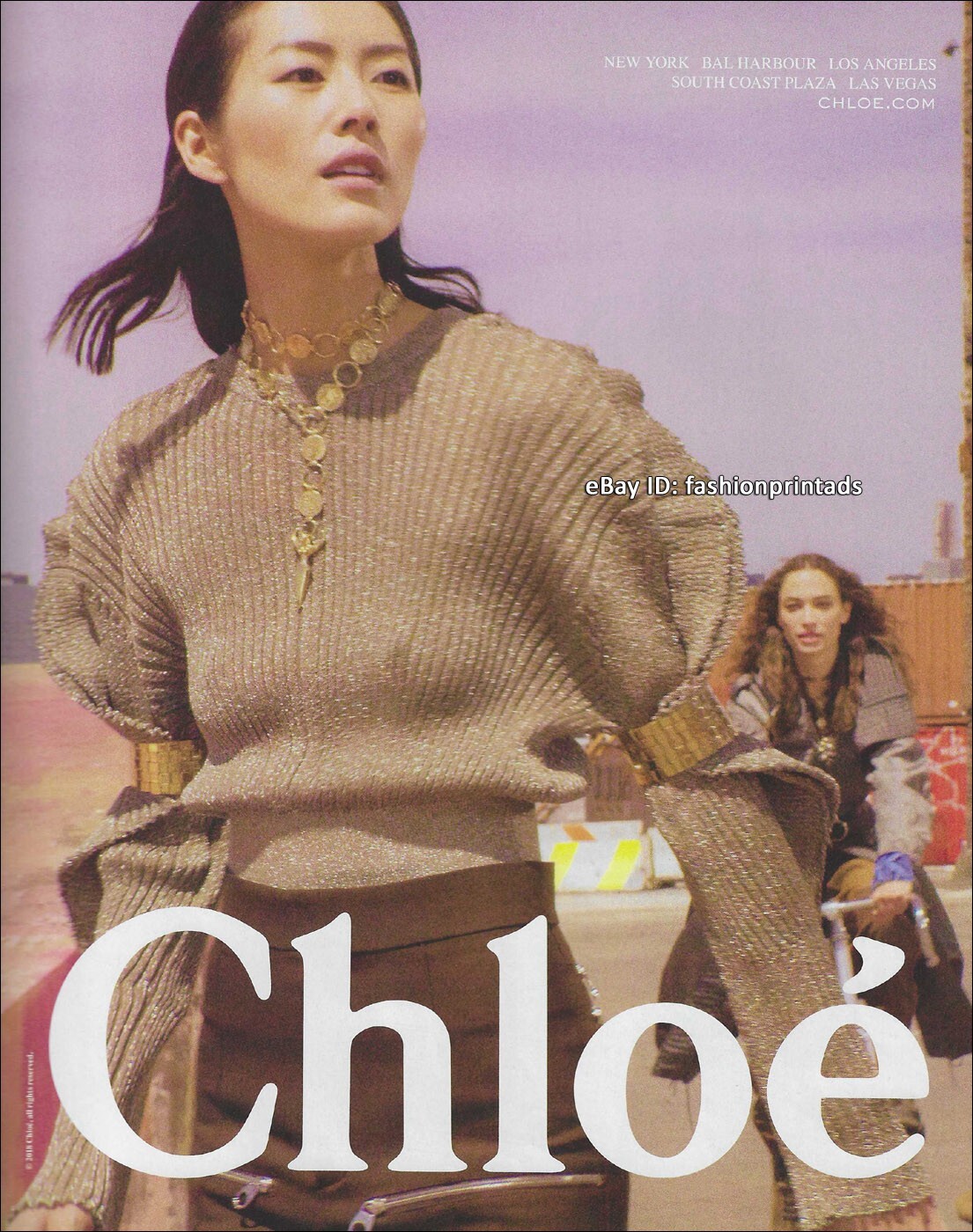CHLOE 3-Page PRINT AD Fall 2018 LIU WEN Rianne Van Rompaey SOPHIE KOELLA Meisel